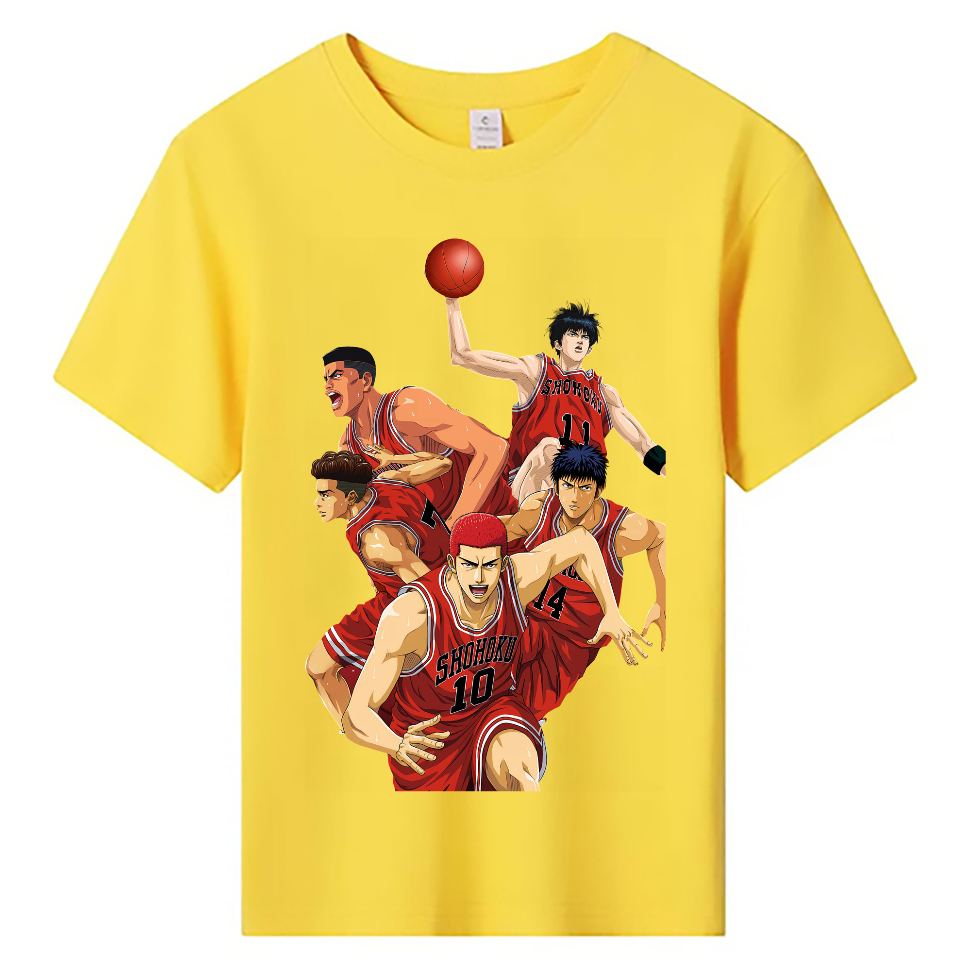 （画像用） SLAM DUNK／スラムダンク 綿100％キッズTシャツ（フロントプリント）