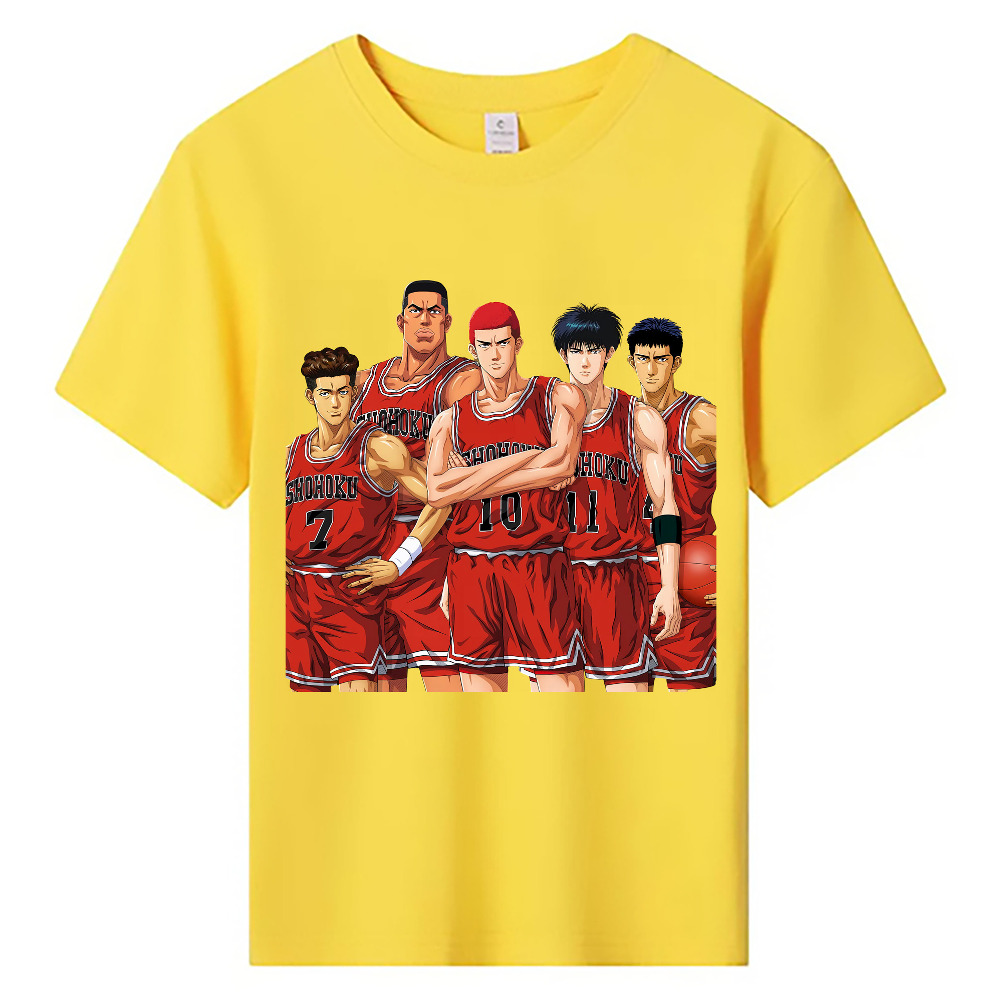 （画像用） SLAM DUNK／スラムダンク 綿100％キッズTシャツ（フロントプリント）