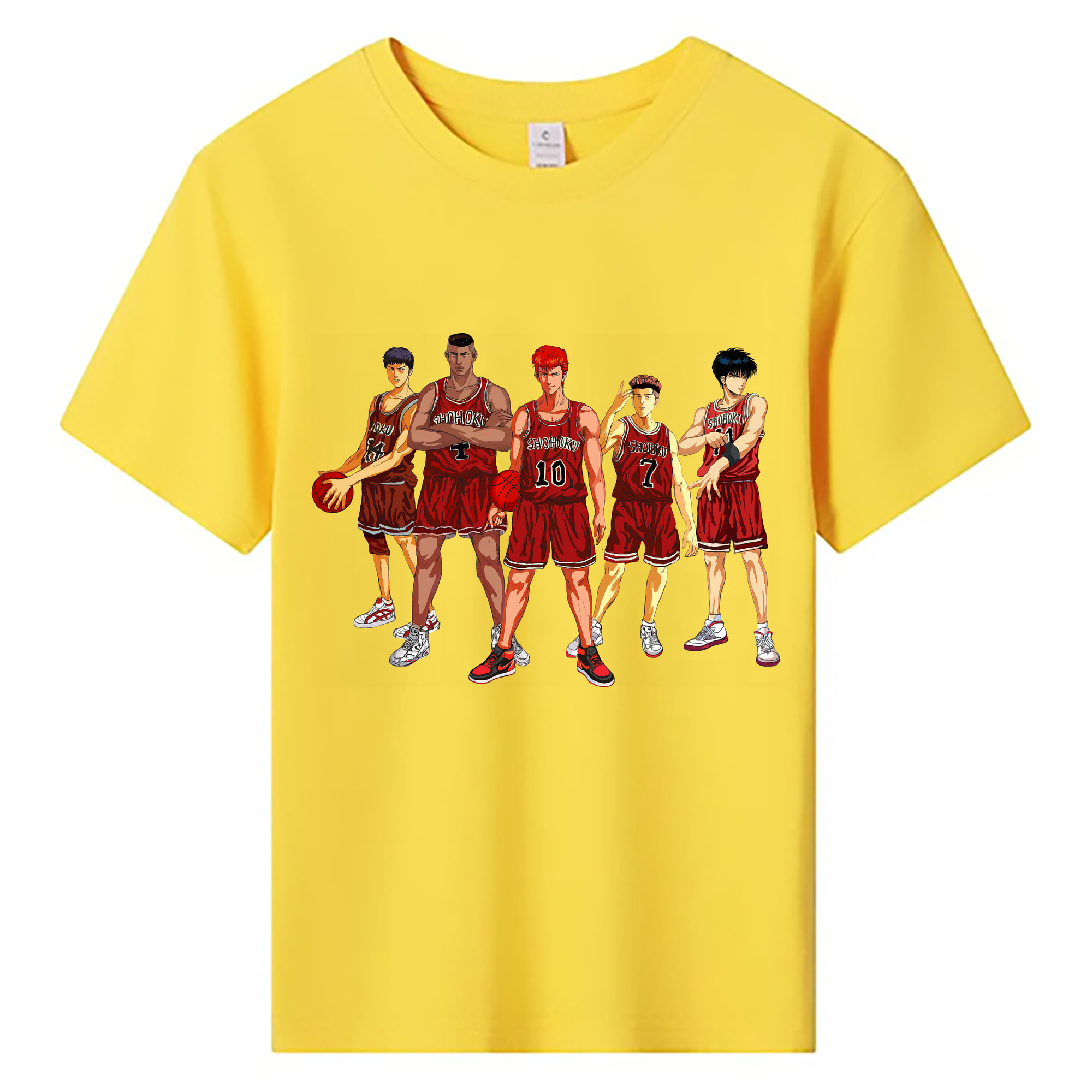 （画像用） SLAM DUNK／スラムダンク 綿100％キッズTシャツ（フロントプリント）