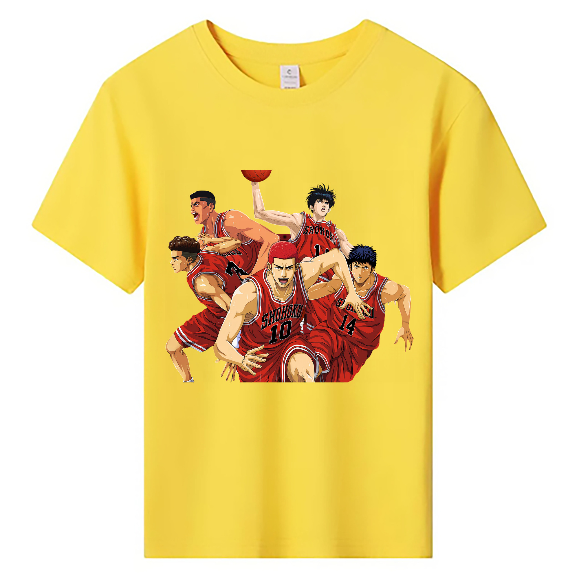 （画像用） SLAM DUNK／スラムダンク 綿100％キッズTシャツ（フロントプリント）