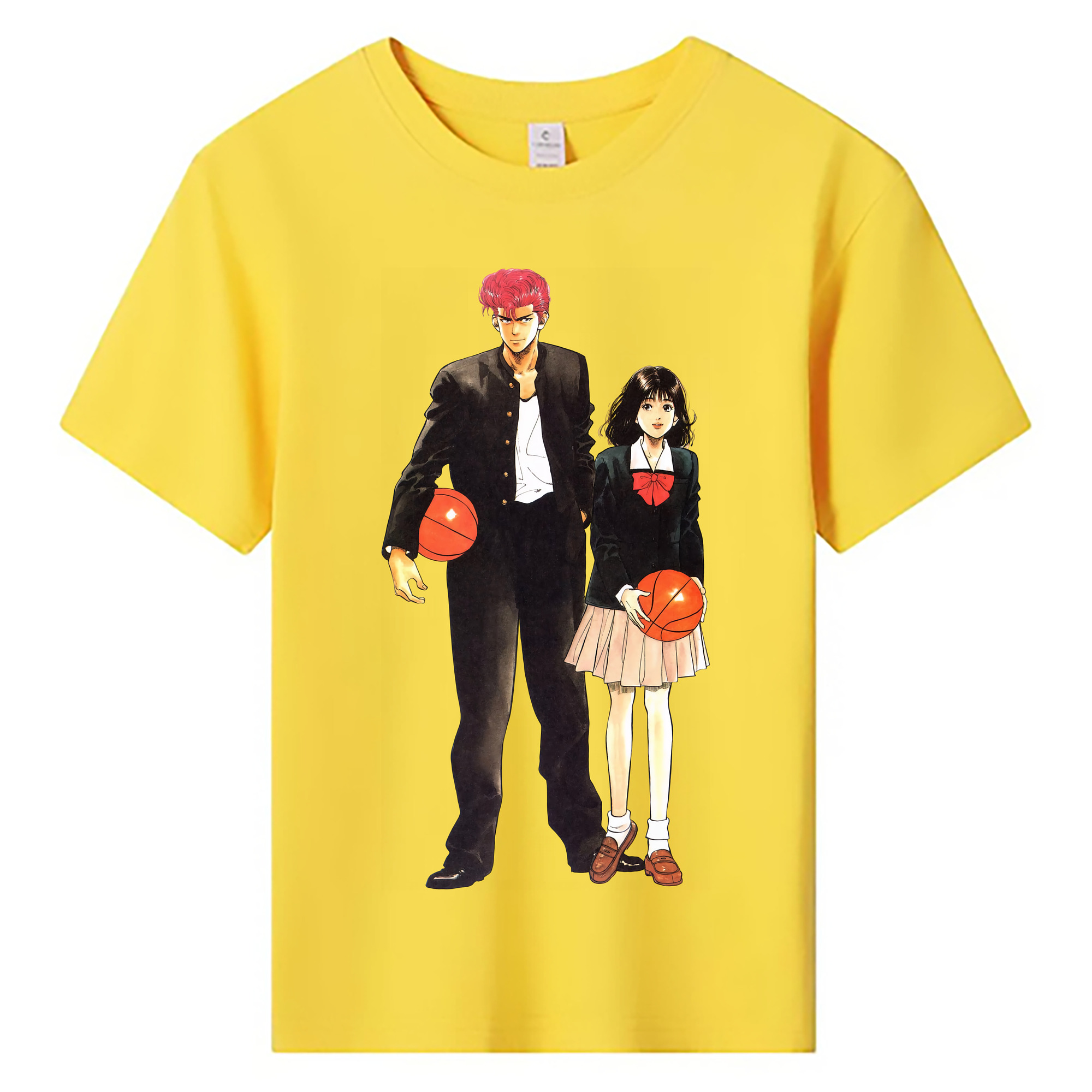 （画像用） SLAM DUNK／スラムダンク 綿100％キッズTシャツ（フロントプリント）