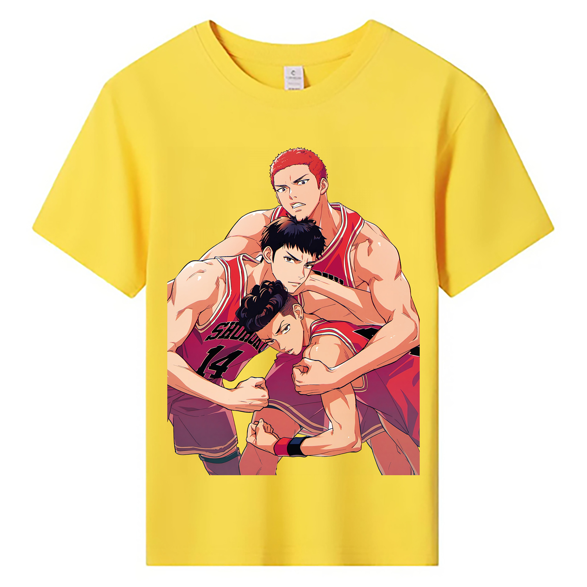 （画像用） SLAM DUNK／スラムダンク 綿100％キッズTシャツ（フロントプリント）