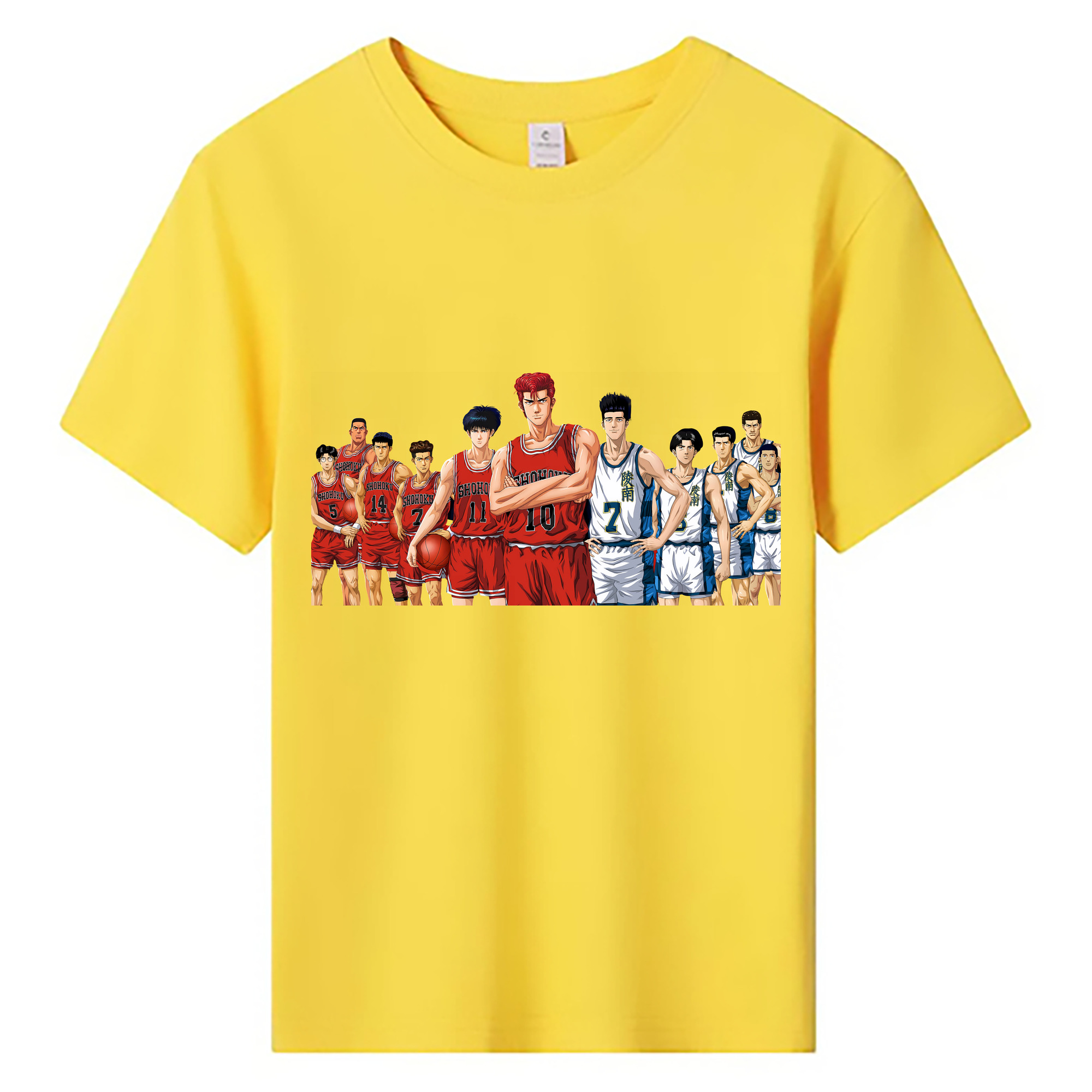 （画像用） SLAM DUNK／スラムダンク 綿100％キッズTシャツ（フロントプリント）
