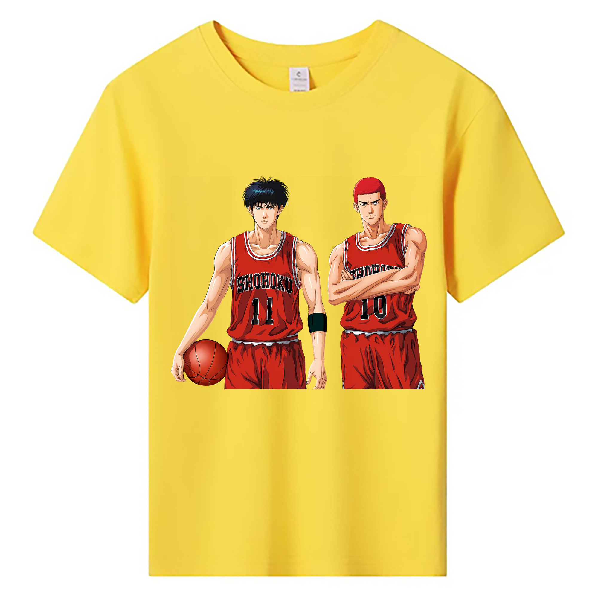 （画像用） SLAM DUNK／スラムダンク 綿100％キッズTシャツ（フロントプリント）