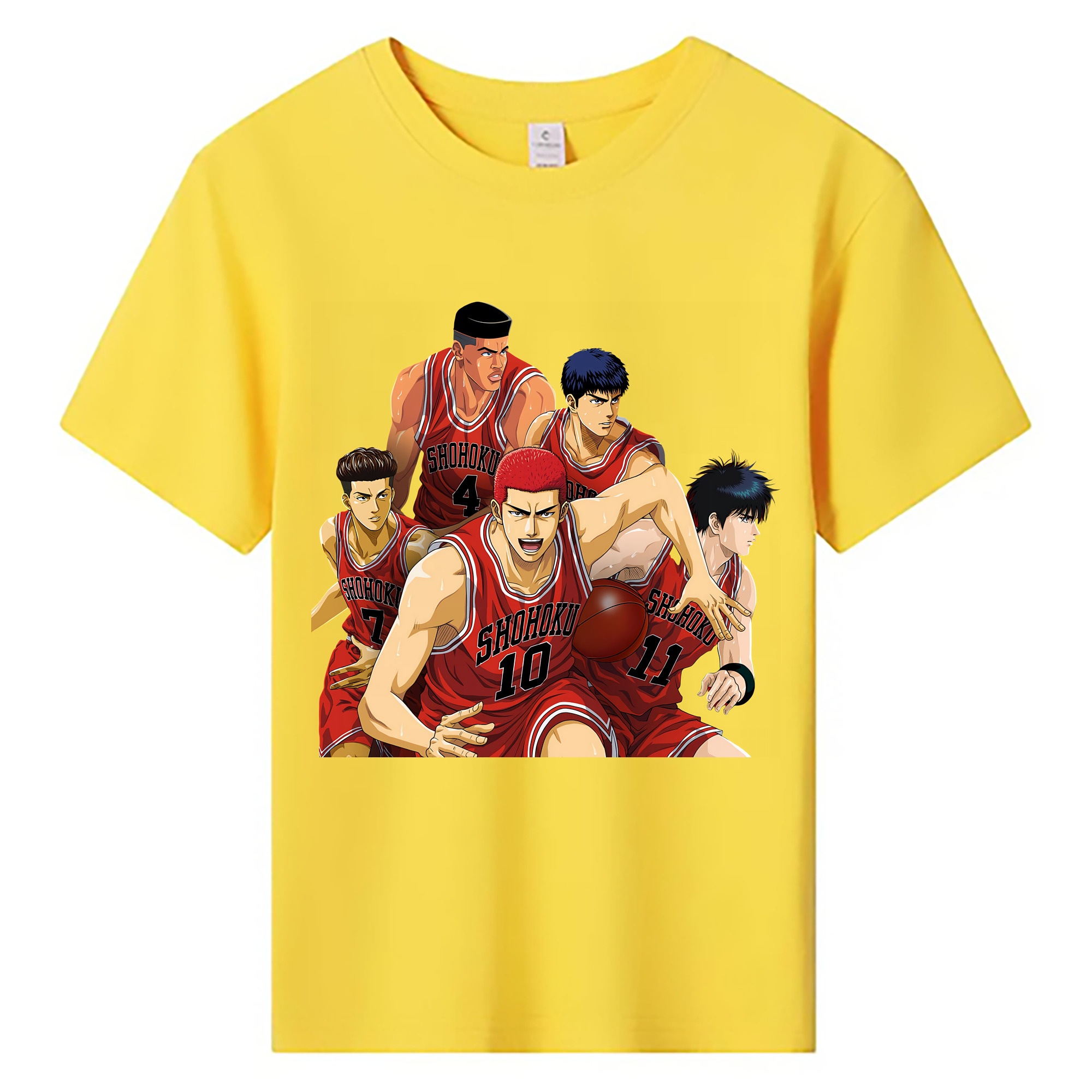 （画像用） SLAM DUNK／スラムダンク 綿100％キッズTシャツ（フロントプリント）