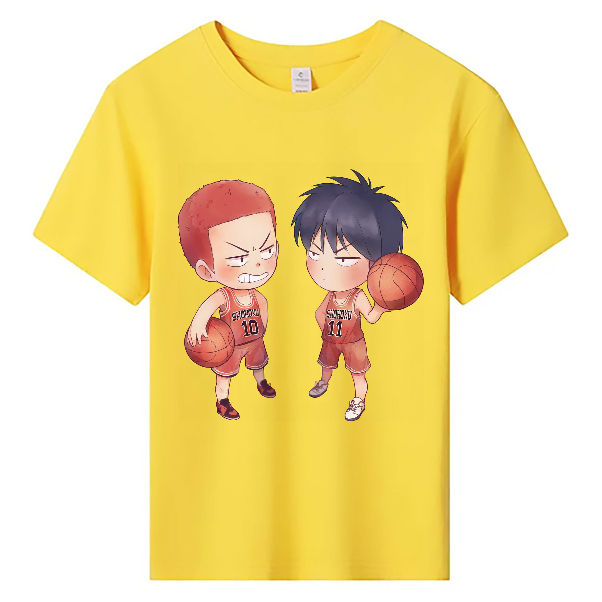 （画像用） SLAM DUNK／スラムダンク 綿100％キッズTシャツ（フロントプリント）