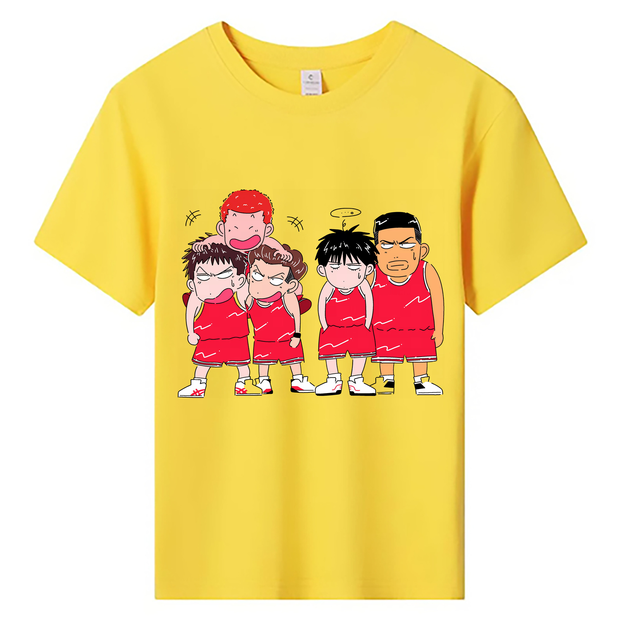 （画像用） SLAM DUNK／スラムダンク 綿100％キッズTシャツ（フロントプリント）