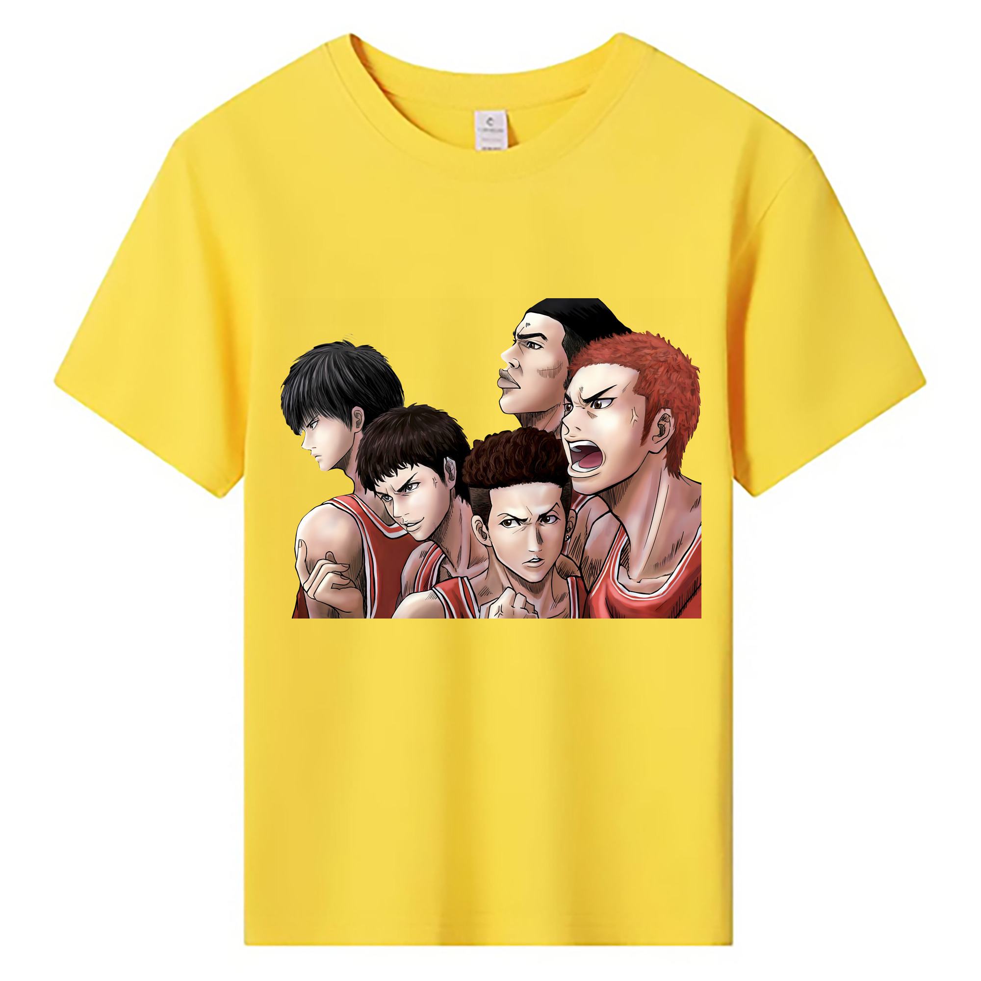 （画像用） SLAM DUNK／スラムダンク 綿100％キッズTシャツ（フロントプリント）