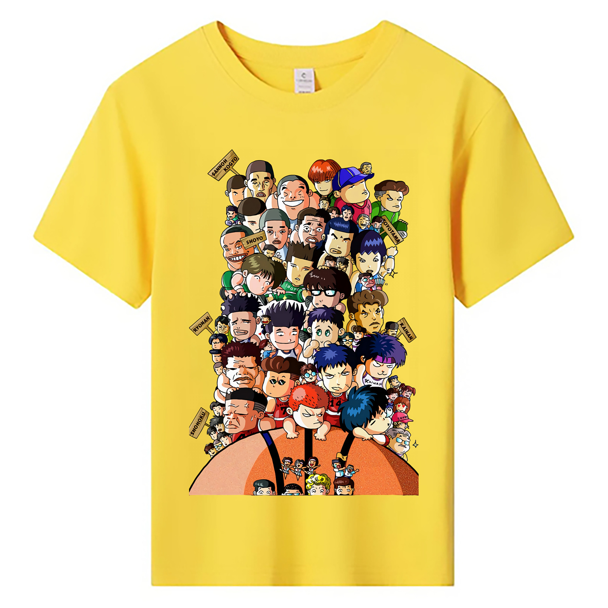 （画像用） SLAM DUNK／スラムダンク 綿100％キッズTシャツ（フロントプリント）