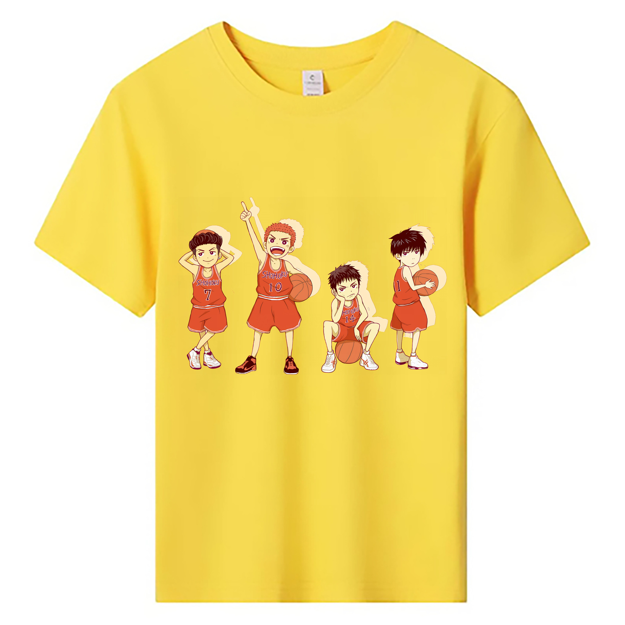 （画像用） SLAM DUNK／スラムダンク 綿100％キッズTシャツ（フロントプリント）