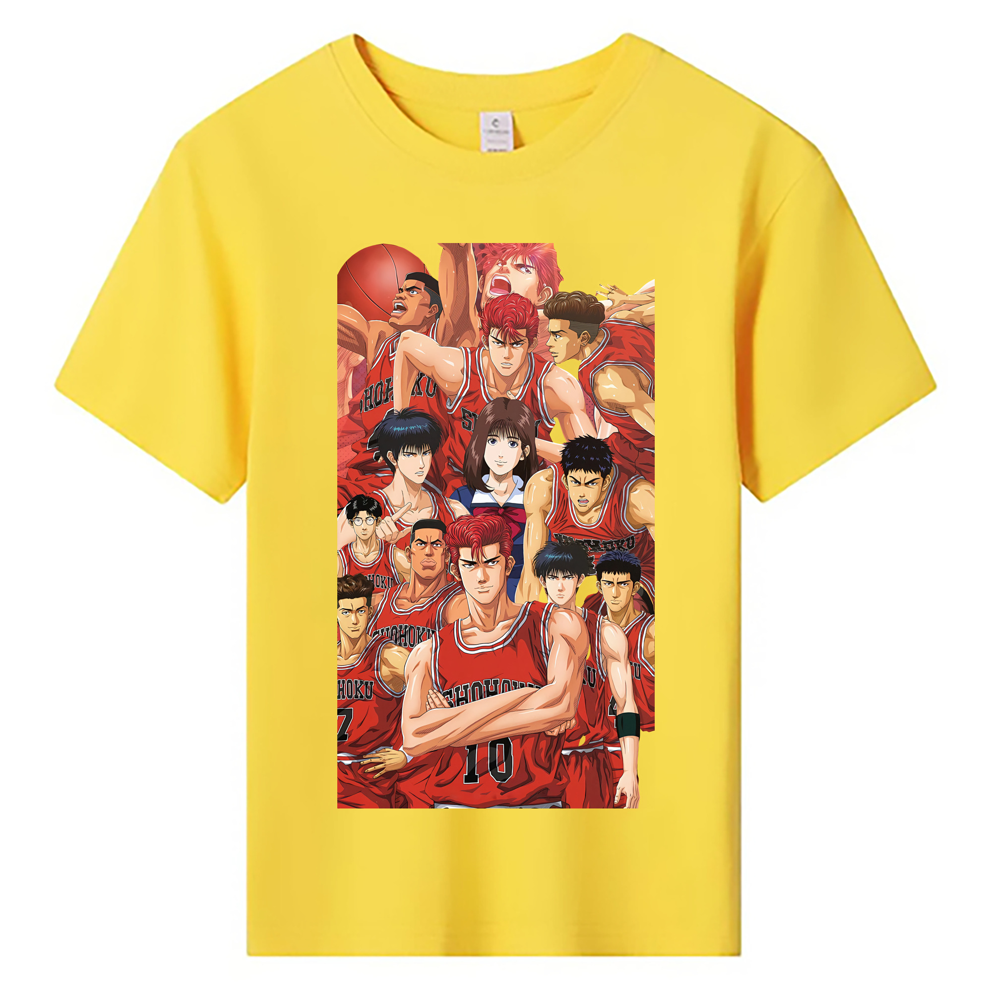 （画像用） SLAM DUNK／スラムダンク 綿100％キッズTシャツ（フロントプリント）
