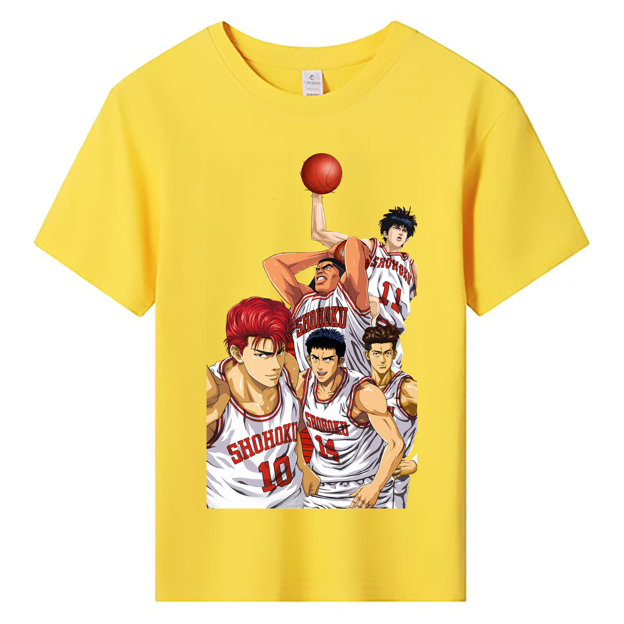 （画像用） SLAM DUNK／スラムダンク 綿100％キッズTシャツ（フロントプリント）