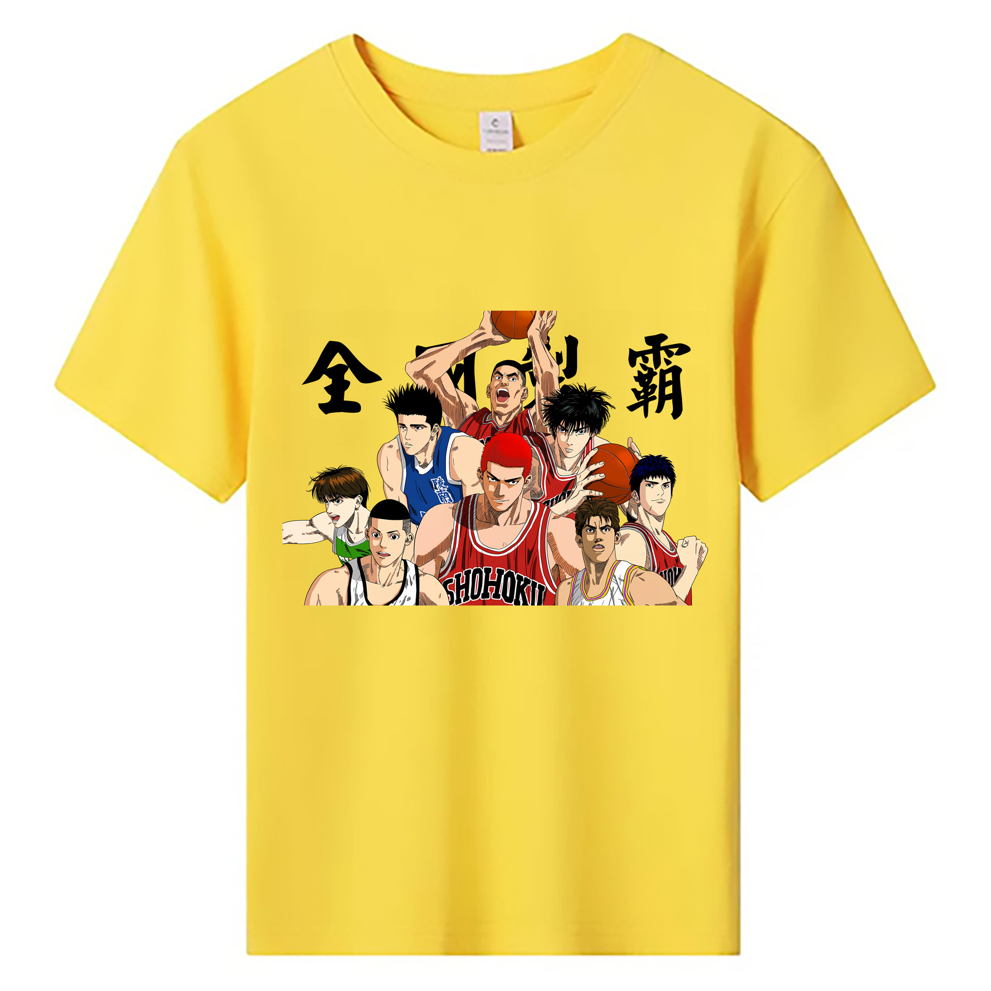（画像用） SLAM DUNK／スラムダンク 綿100％キッズTシャツ（フロントプリント）