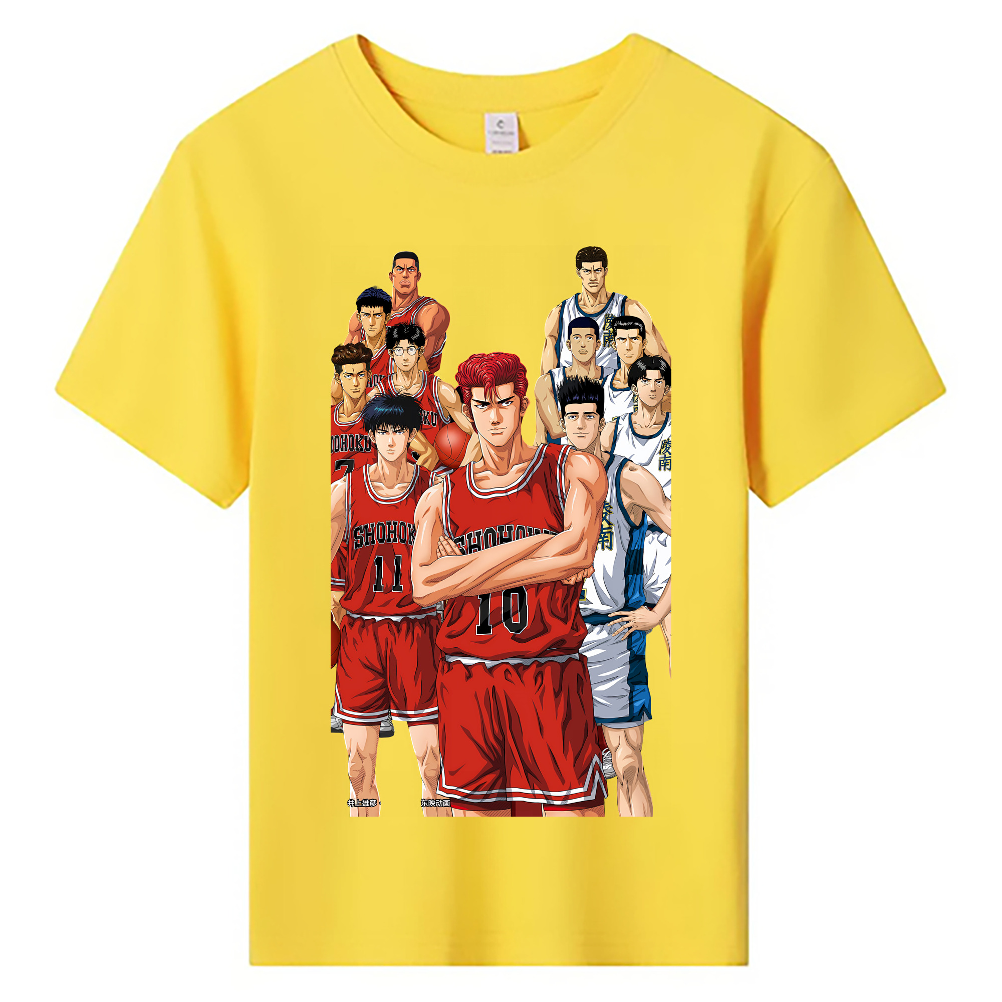 （画像用） SLAM DUNK／スラムダンク 綿100％キッズTシャツ（フロントプリント）