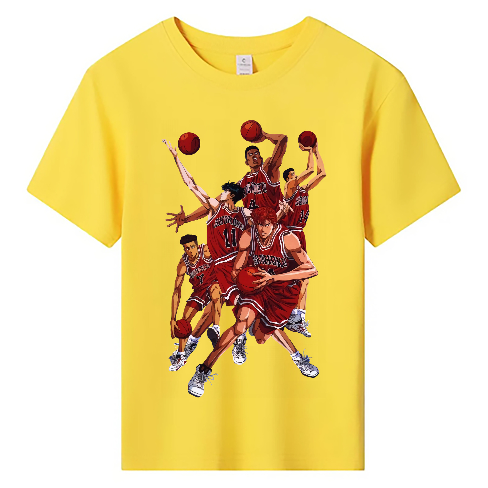 （画像用） SLAM DUNK／スラムダンク 綿100％キッズTシャツ（フロントプリント）