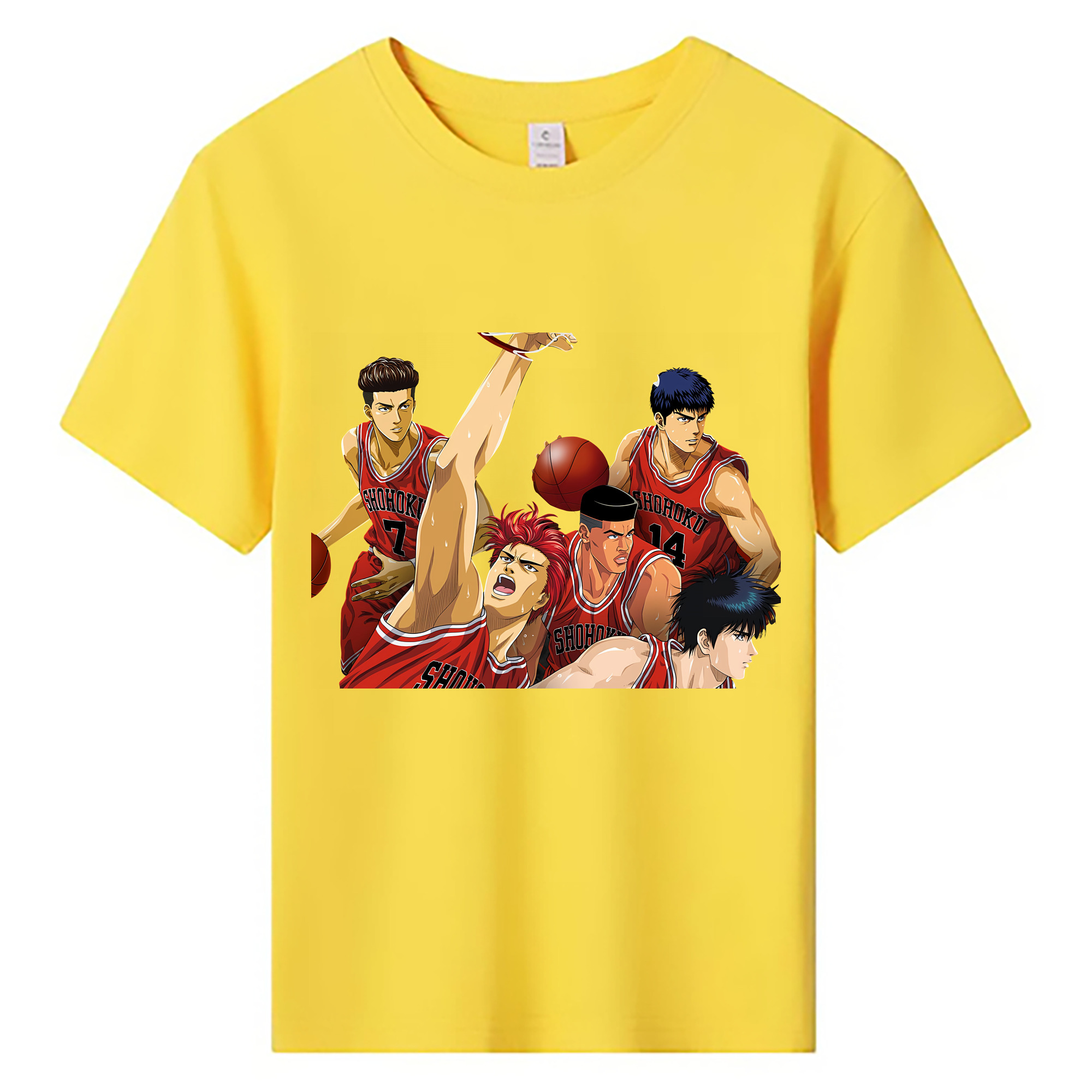 （画像用） SLAM DUNK／スラムダンク 綿100％キッズTシャツ（フロントプリント）