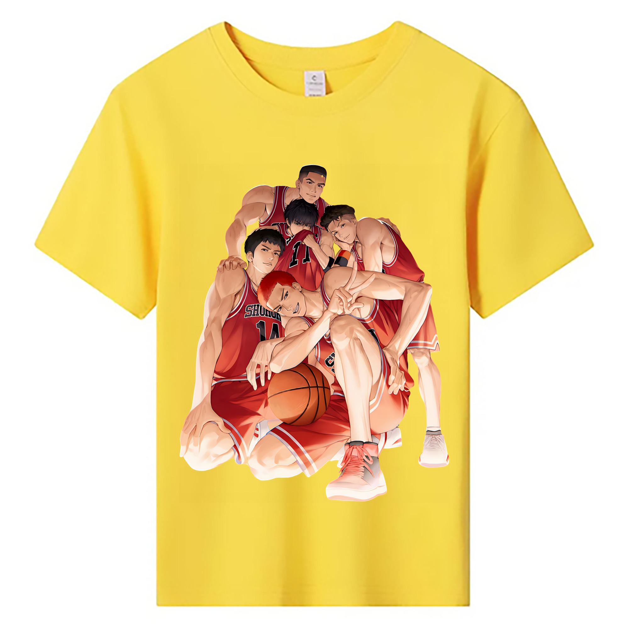 （画像用） SLAM DUNK／スラムダンク 綿100％キッズTシャツ（フロントプリント）