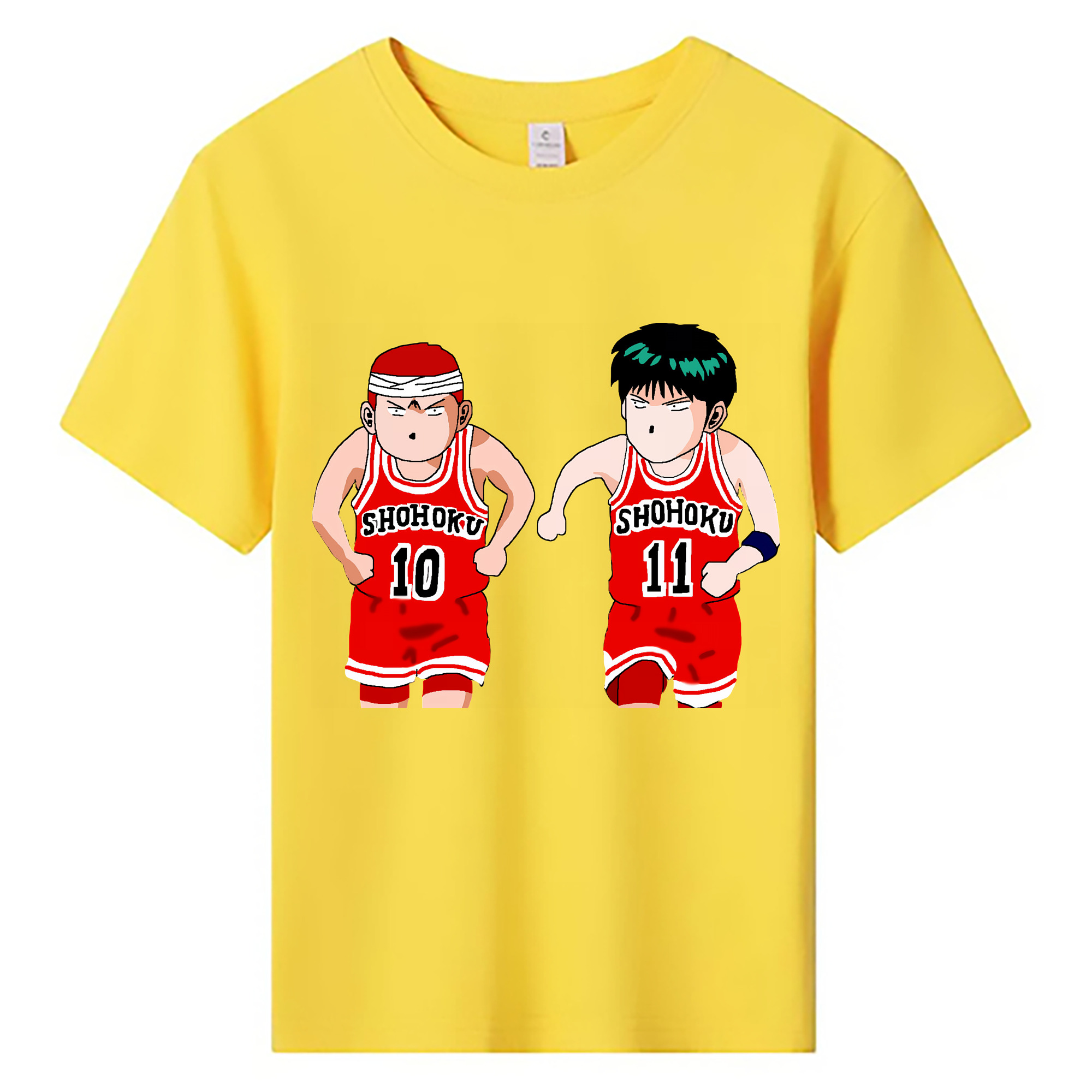 （画像用） SLAM DUNK／スラムダンク 綿100％キッズTシャツ（フロントプリント）