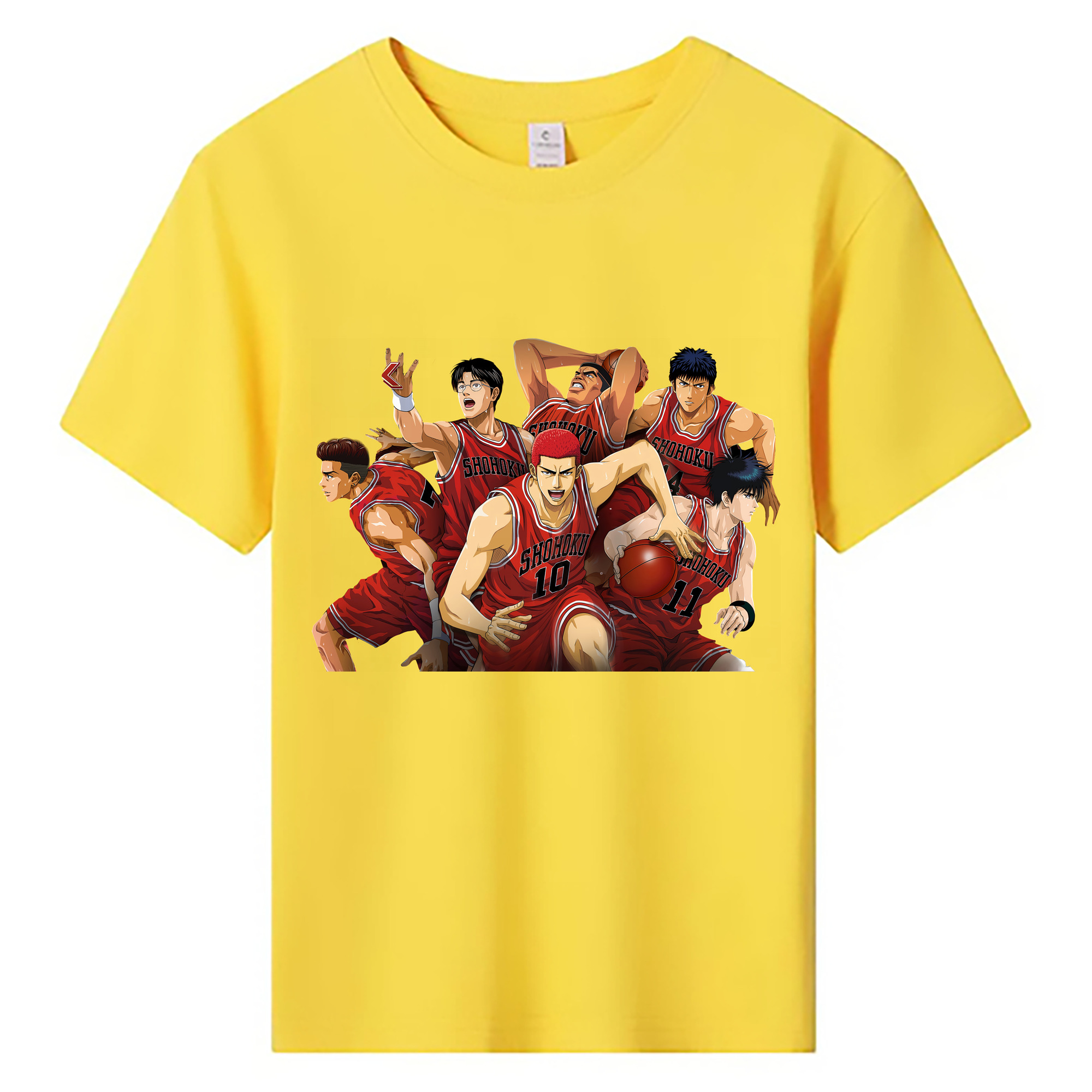 （画像用） SLAM DUNK／スラムダンク 綿100％キッズTシャツ（フロントプリント）