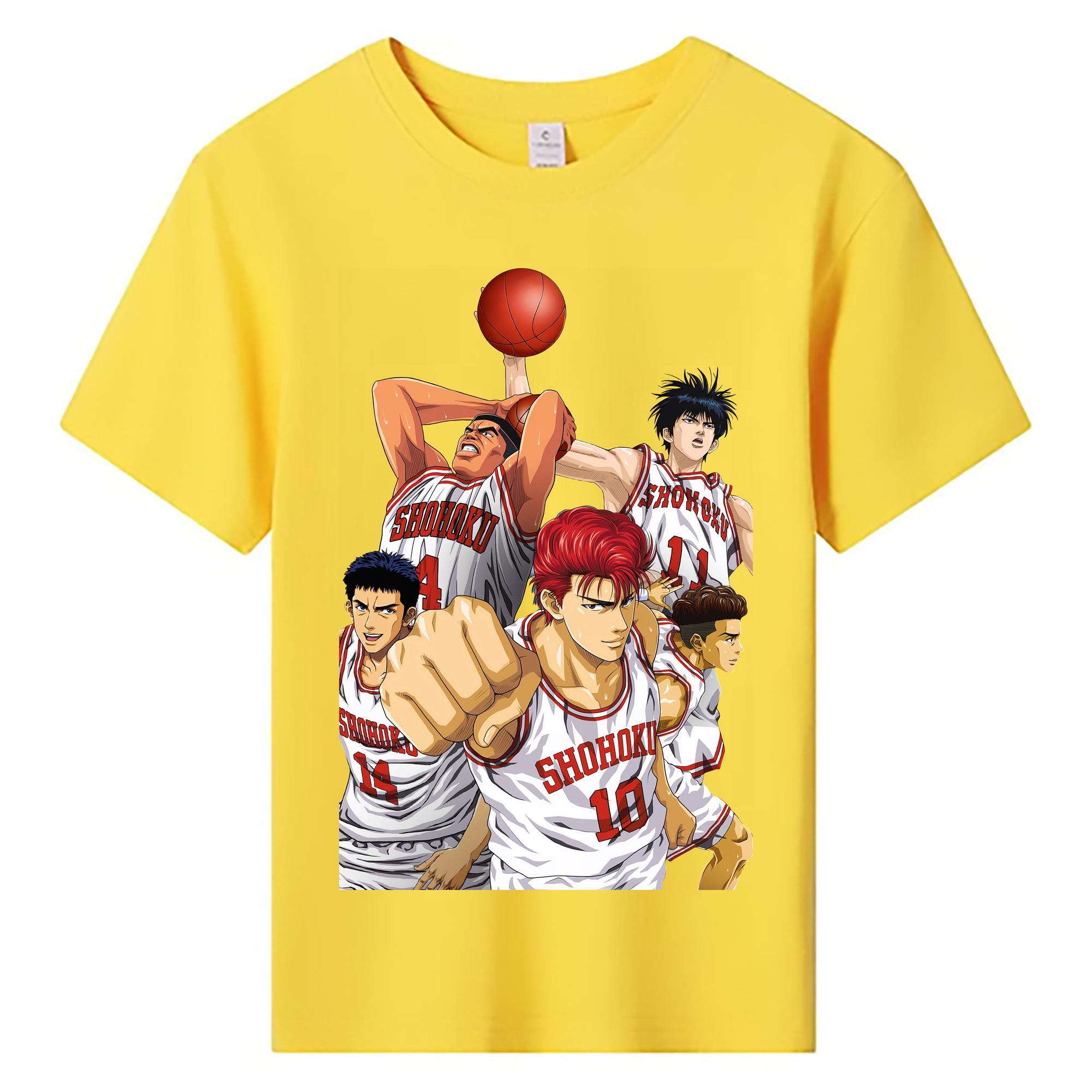 （画像用） SLAM DUNK／スラムダンク 綿100％キッズTシャツ（フロントプリント）