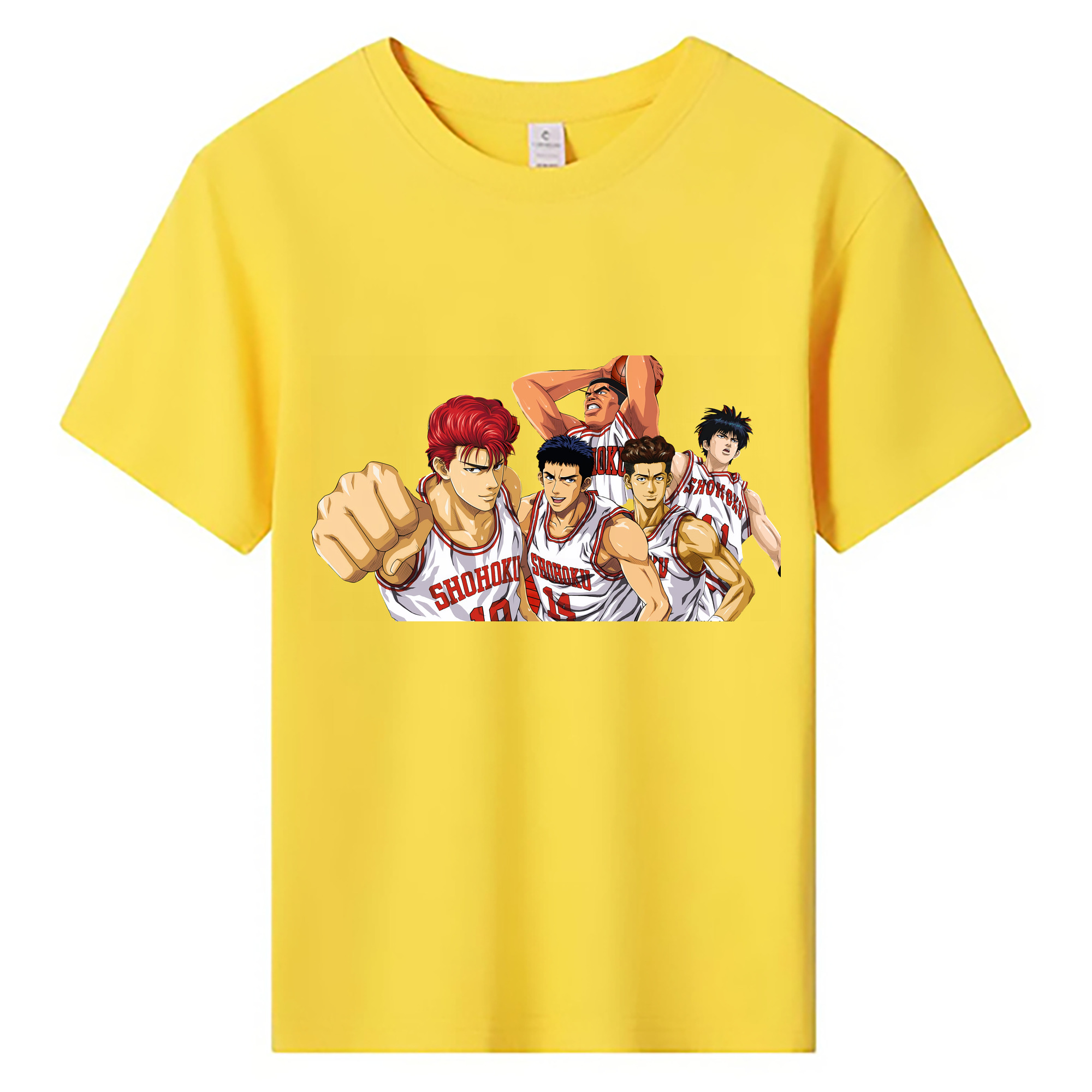 （画像用） SLAM DUNK／スラムダンク 綿100％キッズTシャツ（フロントプリント）