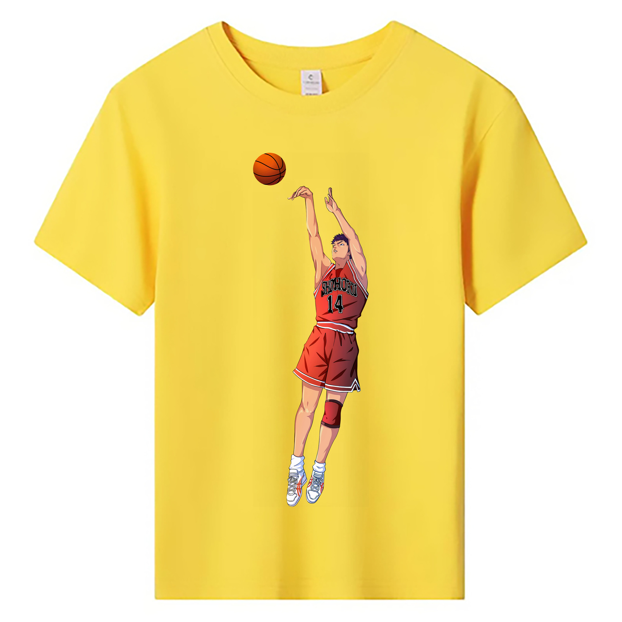 （画像用） SLAM DUNK／スラムダンク 綿100％キッズTシャツ（フロントプリント）