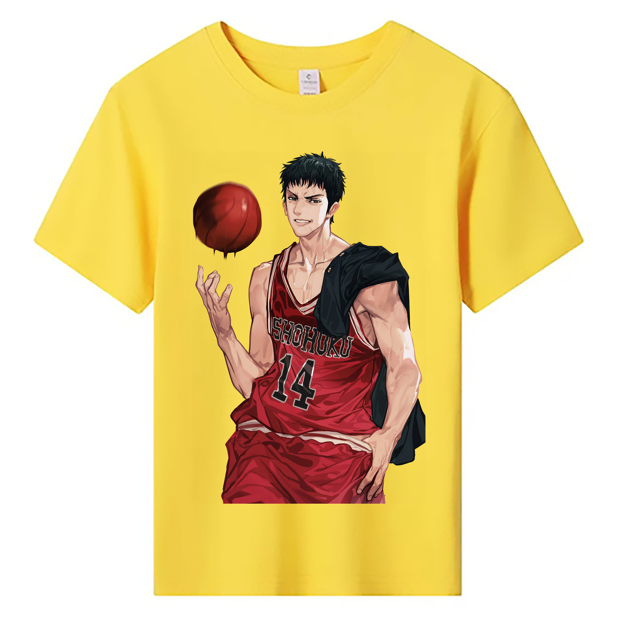 （画像用） SLAM DUNK／スラムダンク 綿100％キッズTシャツ（フロントプリント）