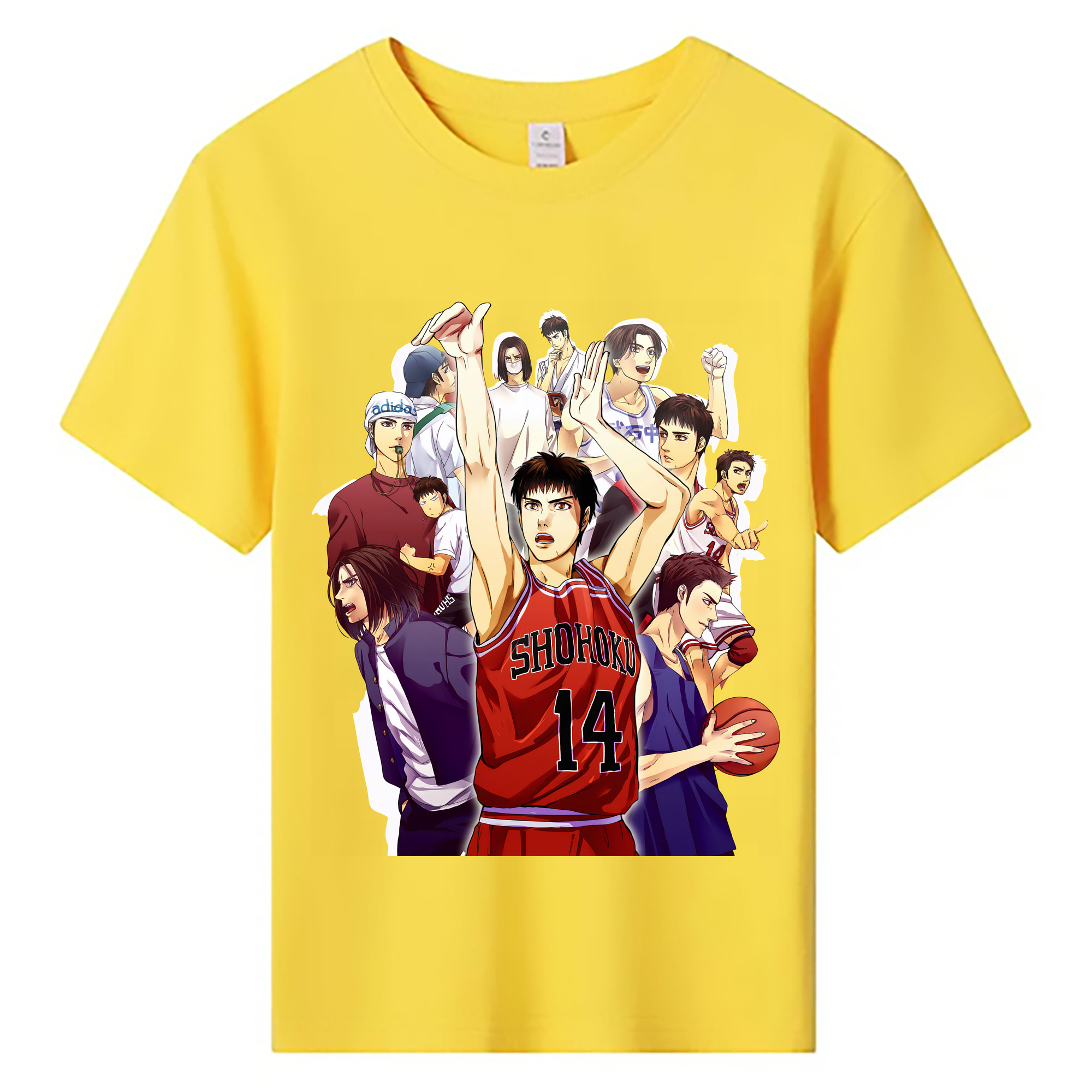（画像用） SLAM DUNK／スラムダンク 綿100％キッズTシャツ（フロントプリント）