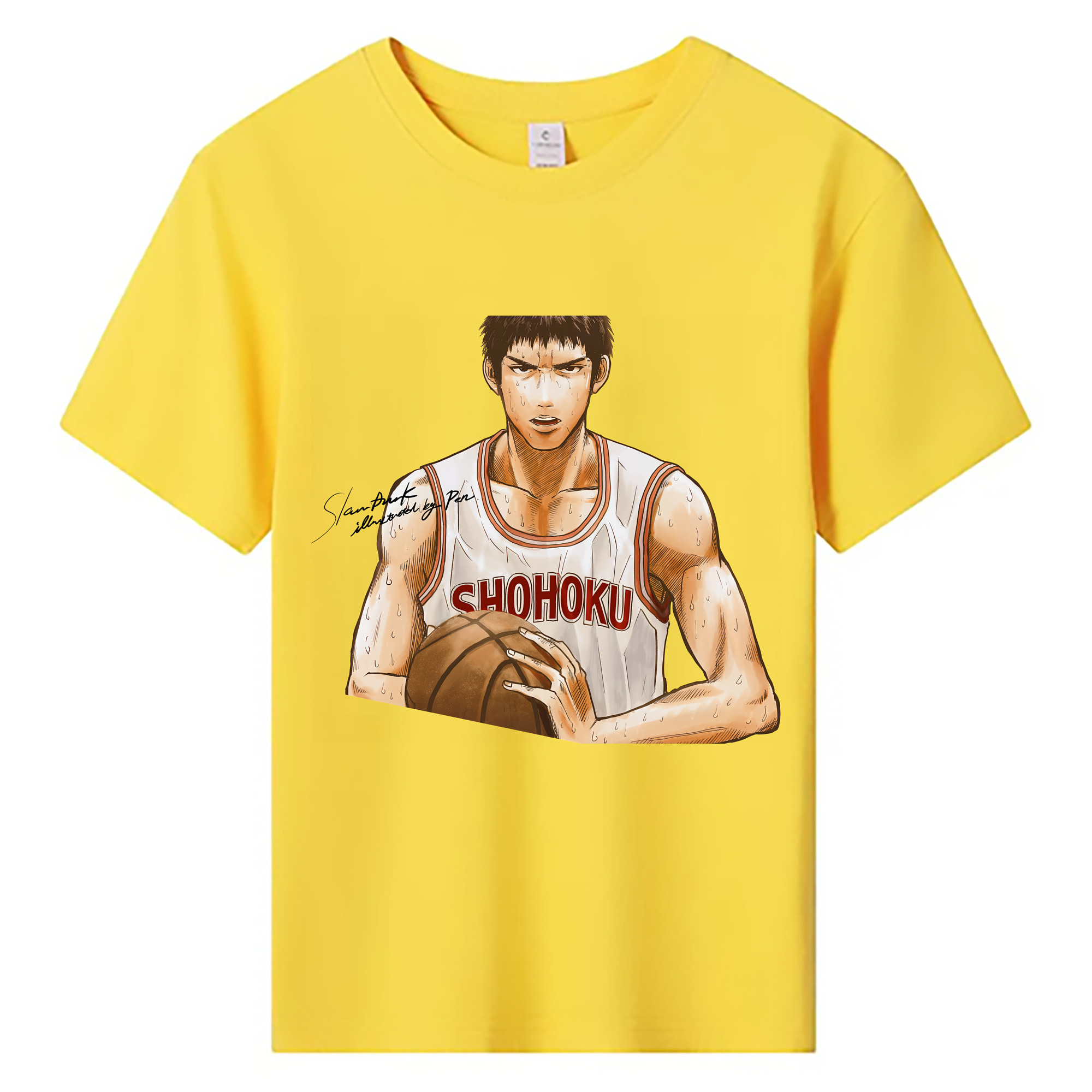 （画像用） SLAM DUNK／スラムダンク 綿100％キッズTシャツ（フロントプリント）