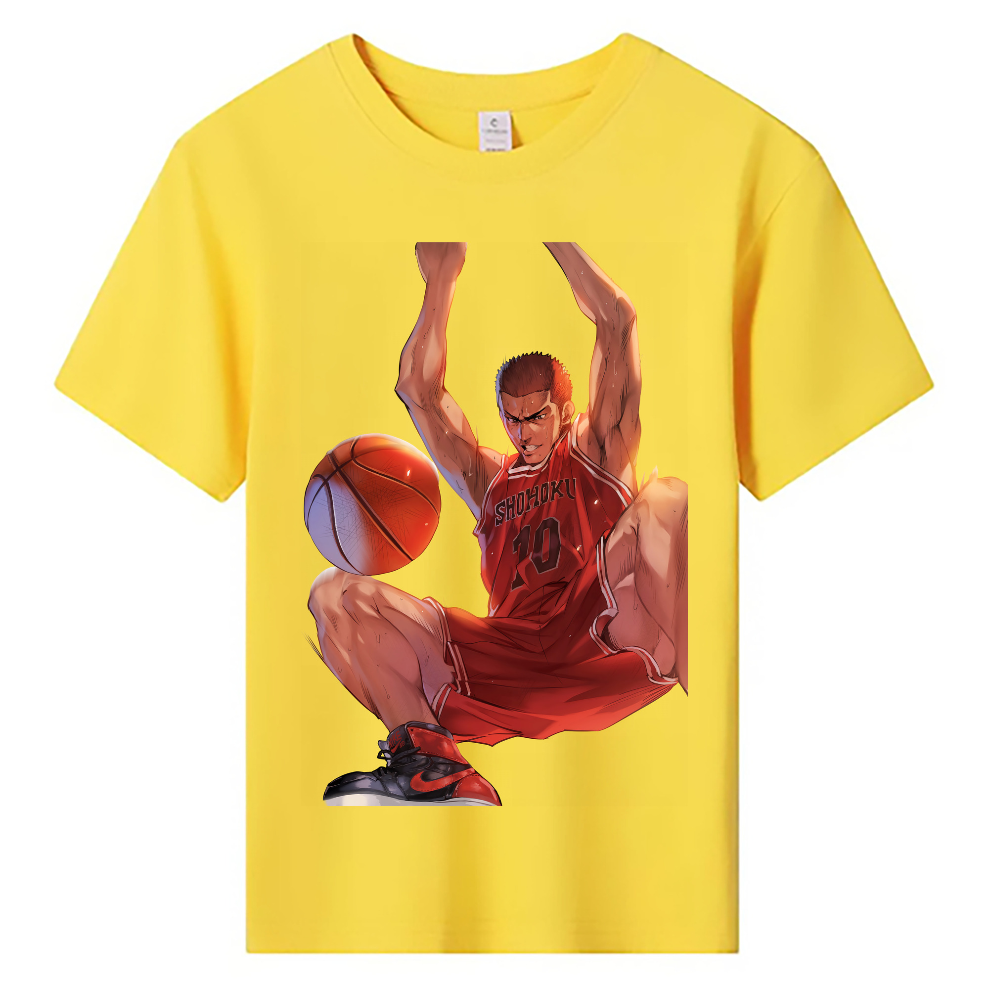 （画像用） SLAM DUNK／スラムダンク 綿100％キッズTシャツ（フロントプリント）