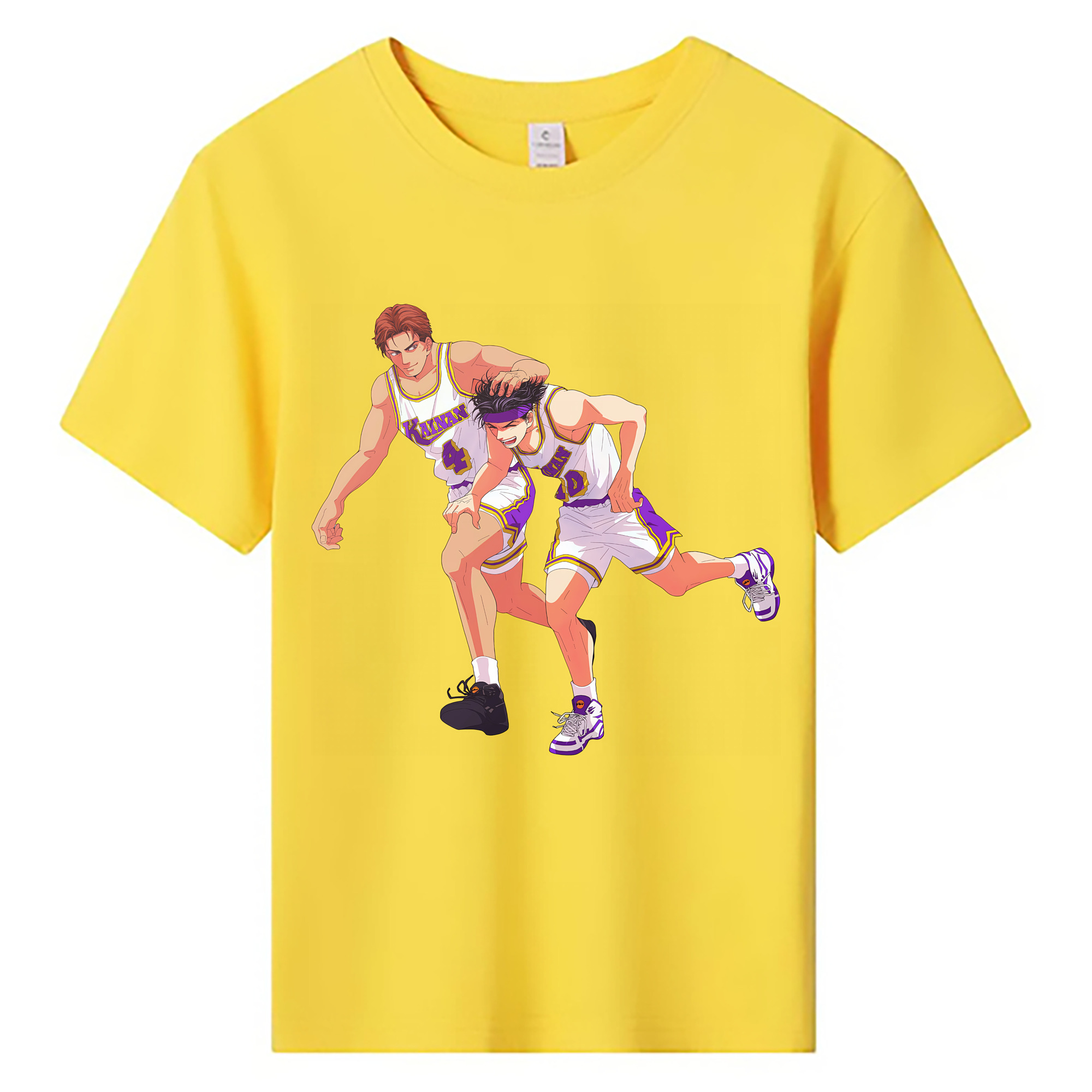 （画像用） SLAM DUNK／スラムダンク 綿100％キッズTシャツ（フロントプリント）