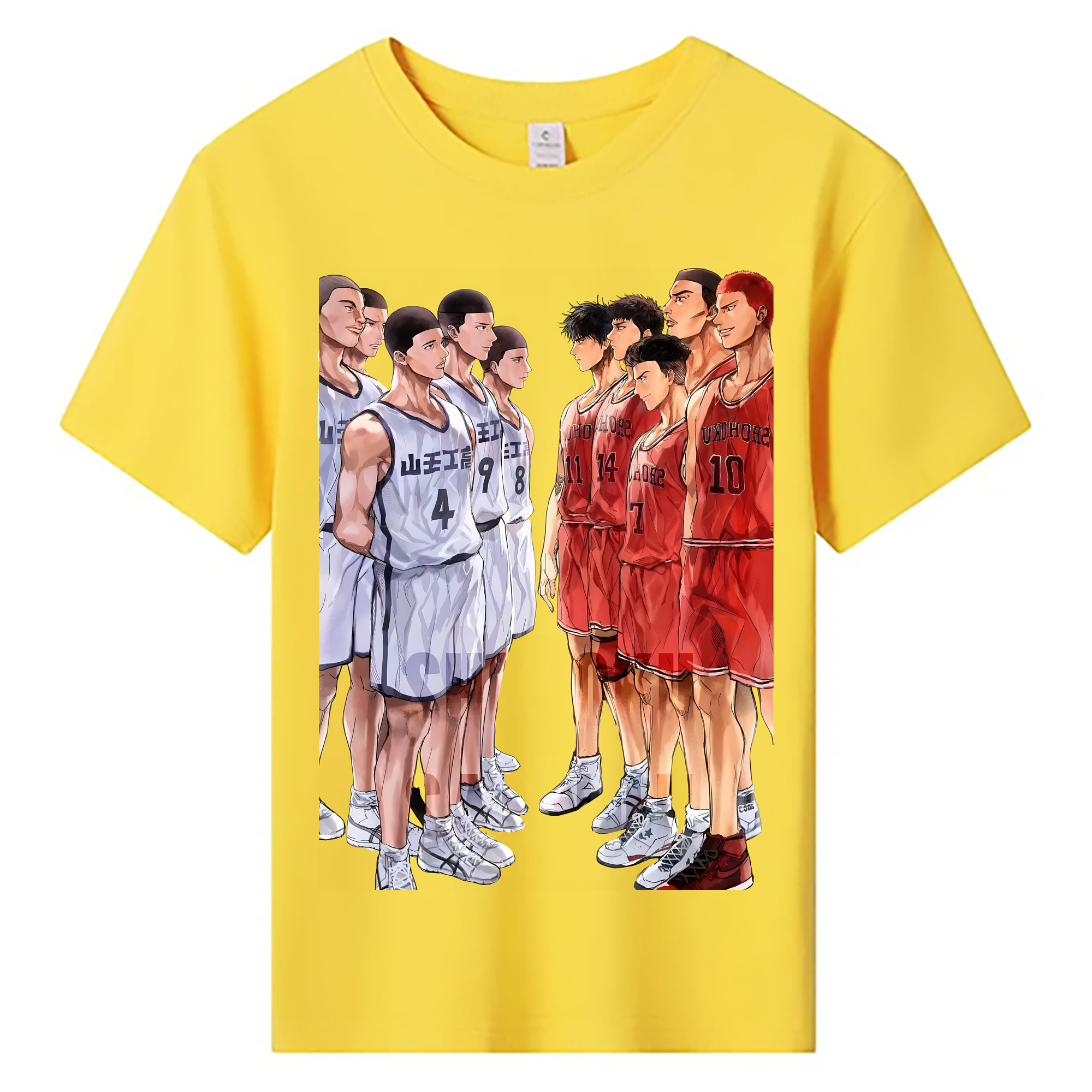 （画像用） SLAM DUNK／スラムダンク 綿100％キッズTシャツ（フロントプリント）