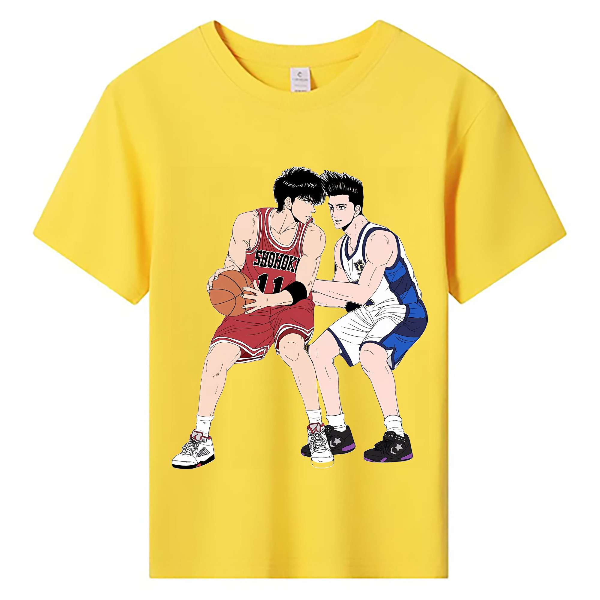（画像用） SLAM DUNK／スラムダンク 綿100％キッズTシャツ（フロントプリント）