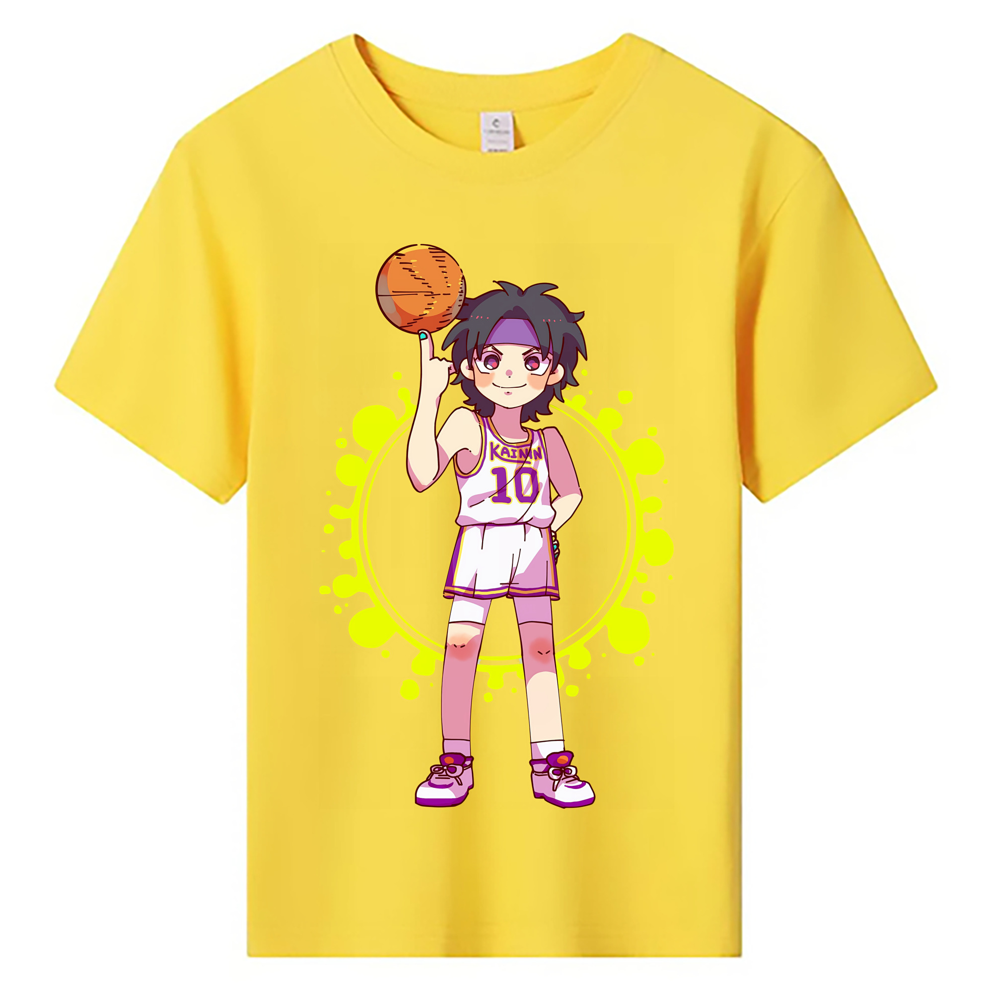 （画像用） SLAM DUNK／スラムダンク 綿100％キッズTシャツ（フロントプリント）