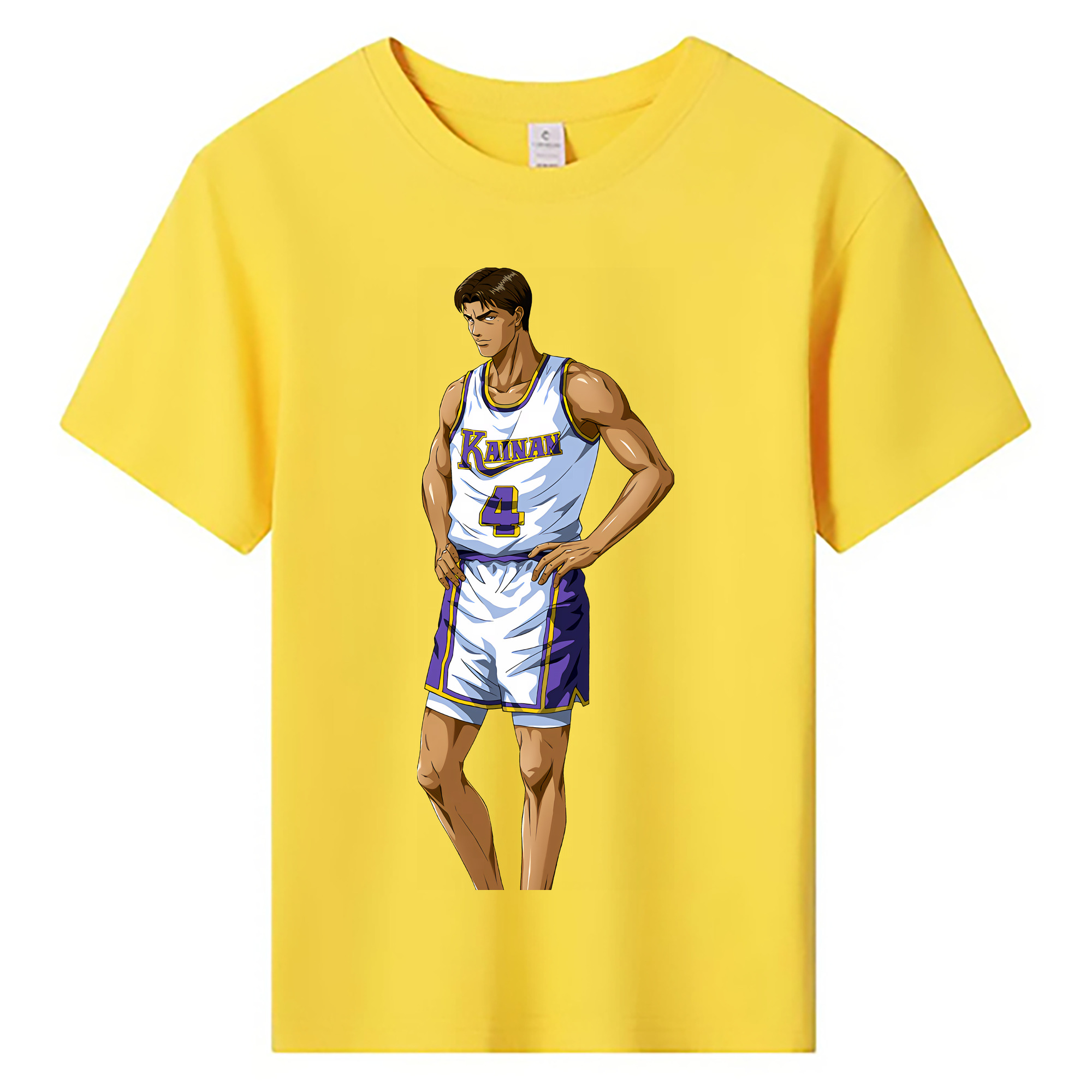 （画像用） SLAM DUNK／スラムダンク 綿100％キッズTシャツ（フロントプリント）