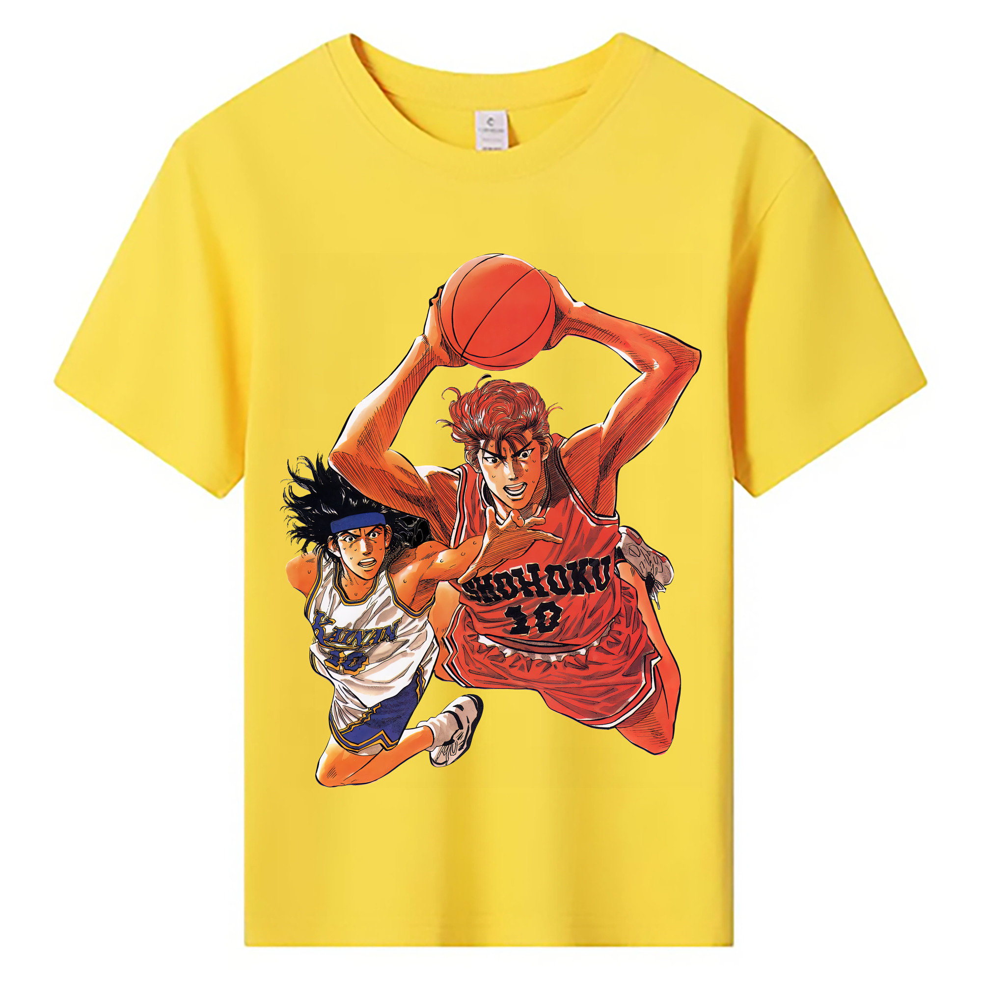 （画像用） SLAM DUNK／スラムダンク 綿100％キッズTシャツ（フロントプリント）