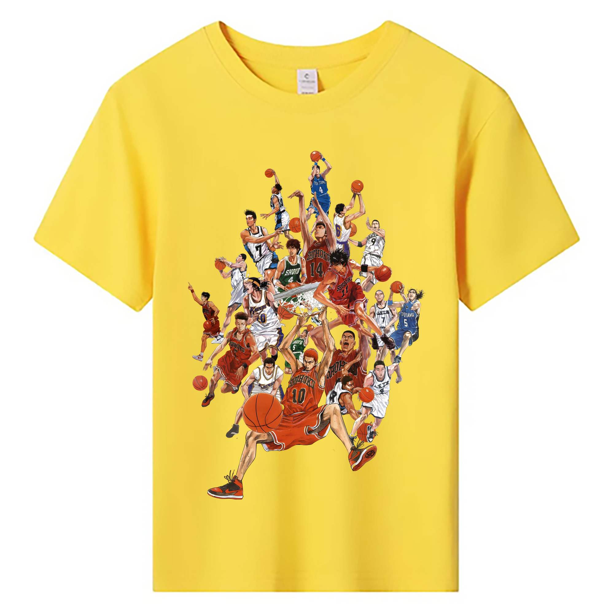 （画像用） SLAM DUNK／スラムダンク 綿100％キッズTシャツ（フロントプリント）