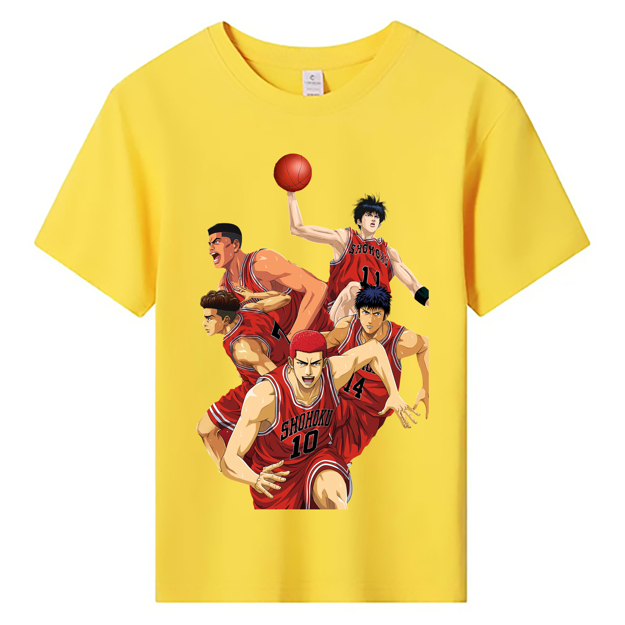 （画像用） SLAM DUNK／スラムダンク 綿100％キッズTシャツ（フロントプリント）