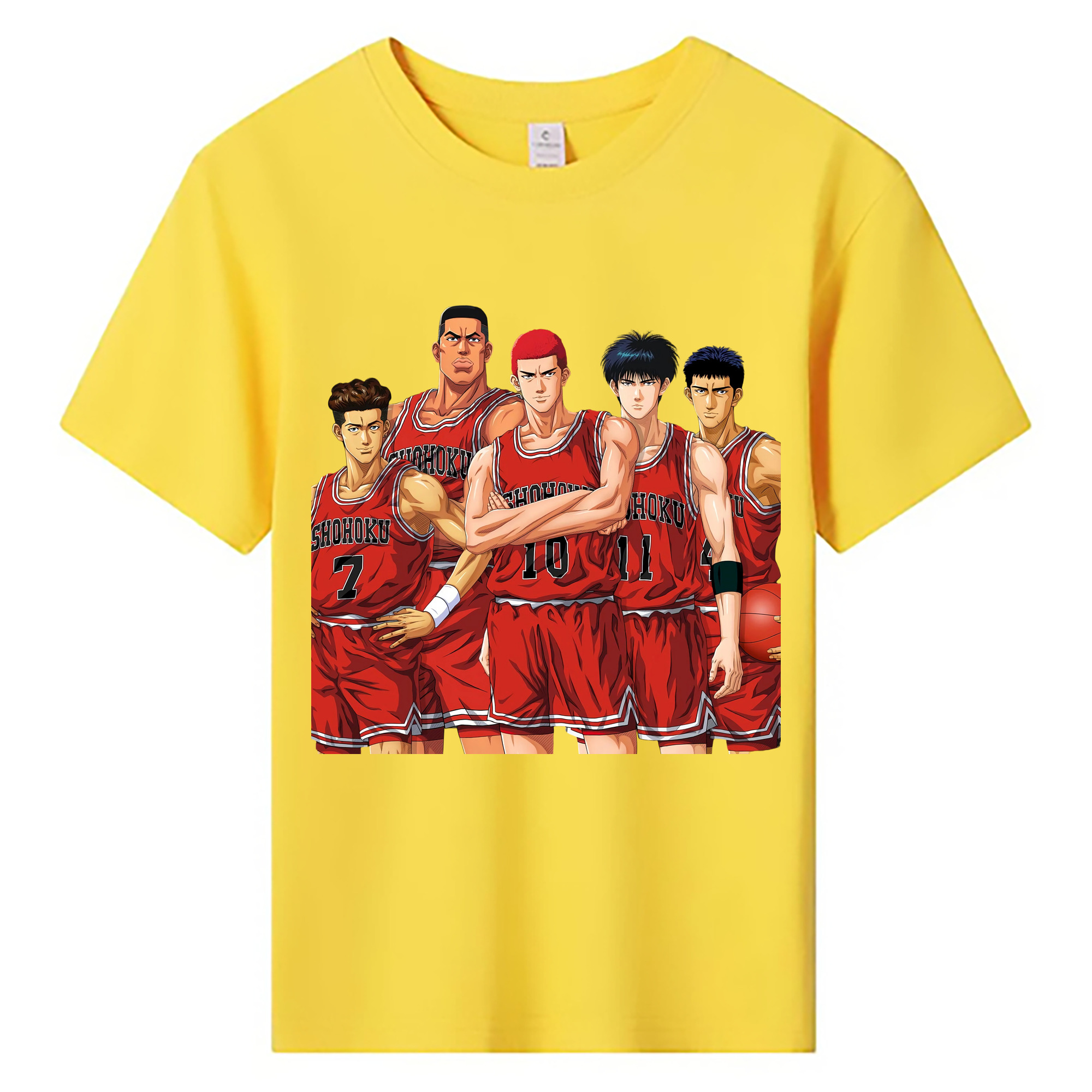 （画像用） SLAM DUNK／スラムダンク 綿100％キッズTシャツ（フロントプリント）