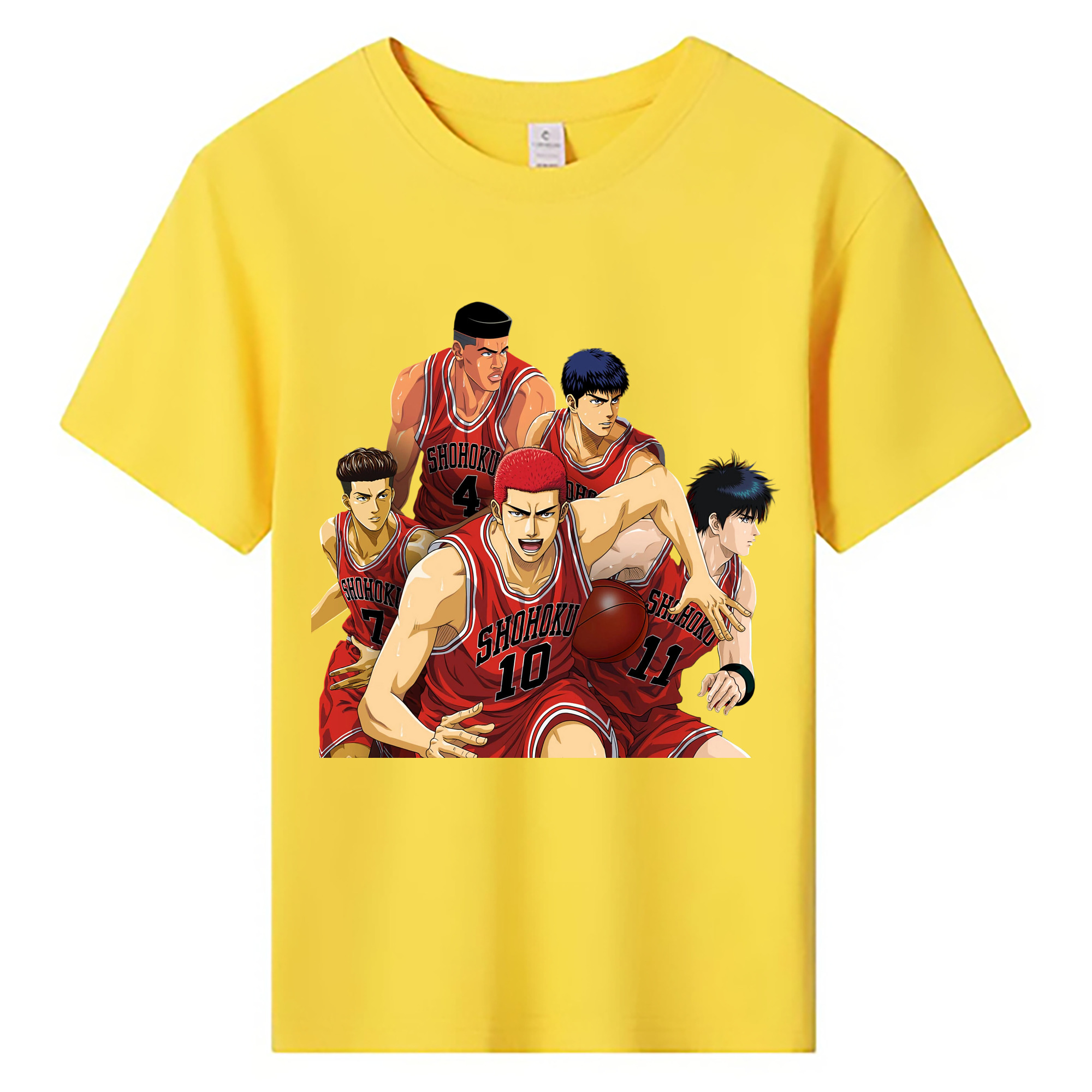 （画像用） SLAM DUNK／スラムダンク 綿100％キッズTシャツ（フロントプリント）