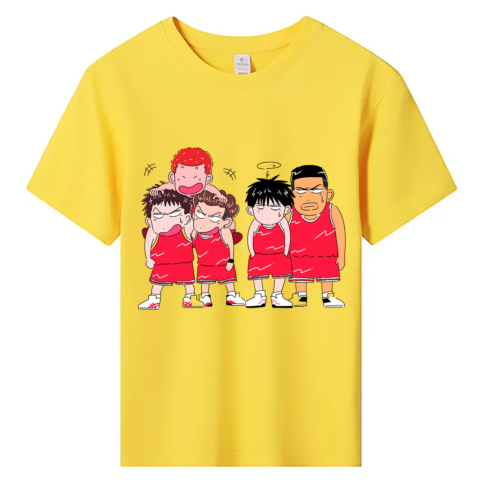 （画像用） SLAM DUNK／スラムダンク 綿100％キッズTシャツ（フロントプリント）