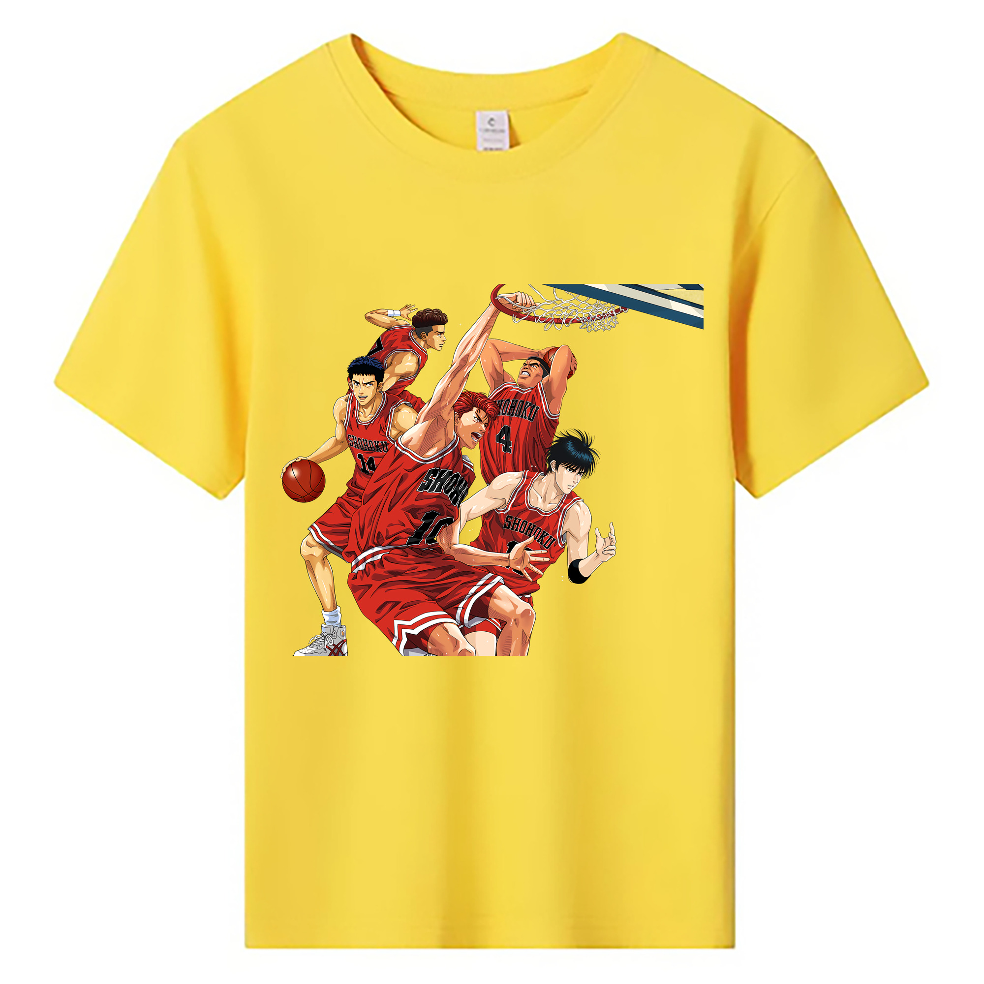 （画像用） SLAM DUNK／スラムダンク 綿100％キッズTシャツ（フロントプリント）