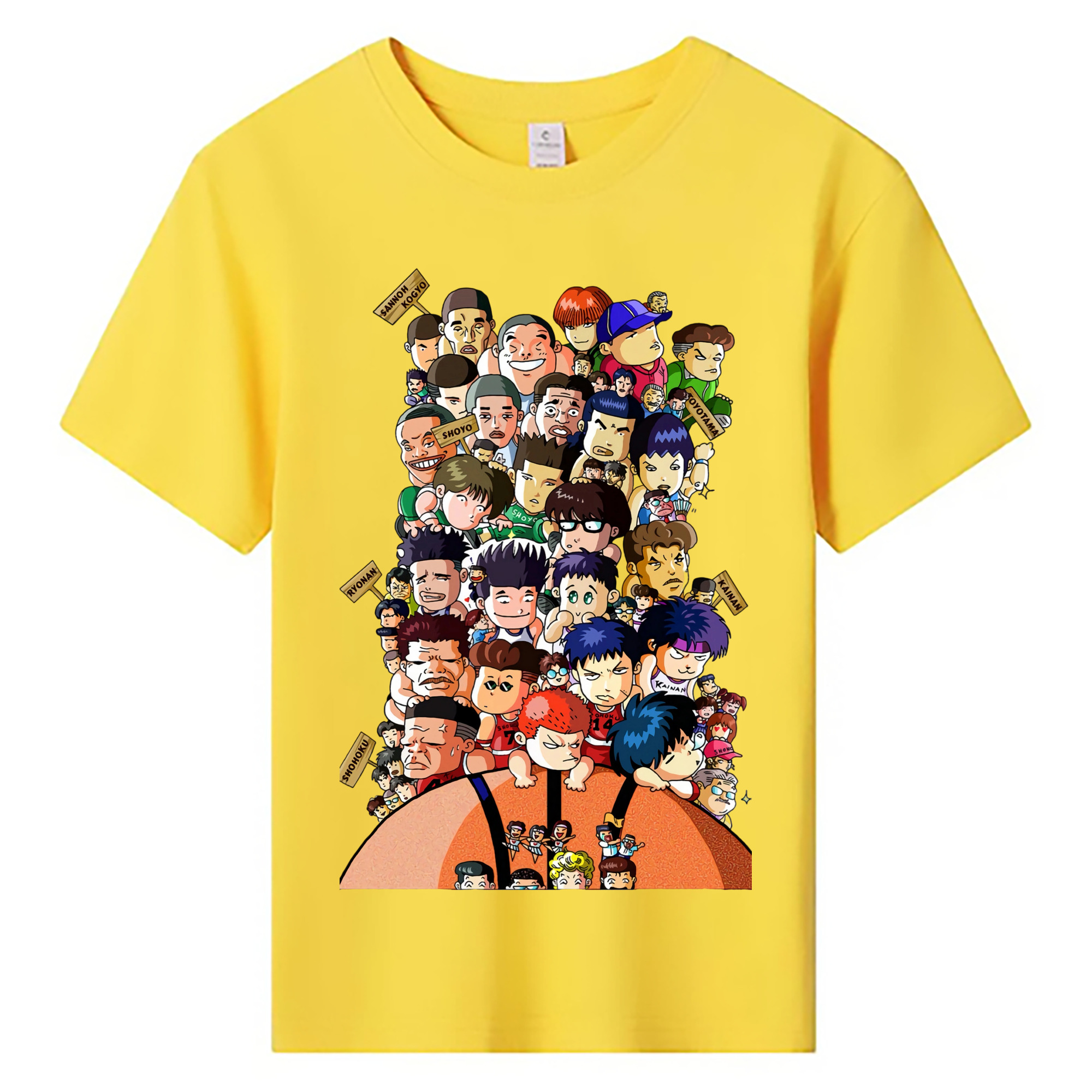 （画像用） SLAM DUNK／スラムダンク 綿100％キッズTシャツ（フロントプリント）