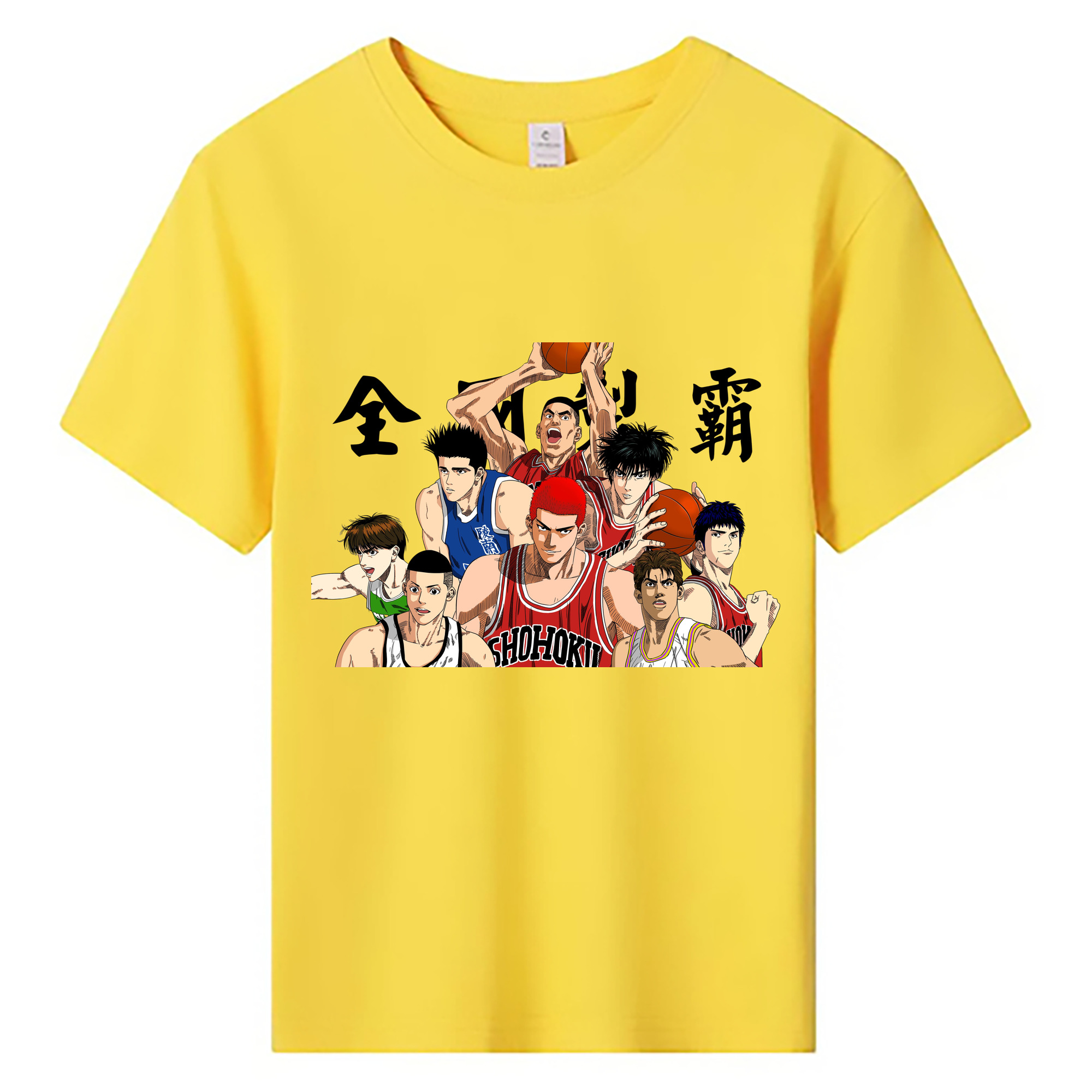 （画像用） SLAM DUNK／スラムダンク 綿100％キッズTシャツ（フロントプリント）