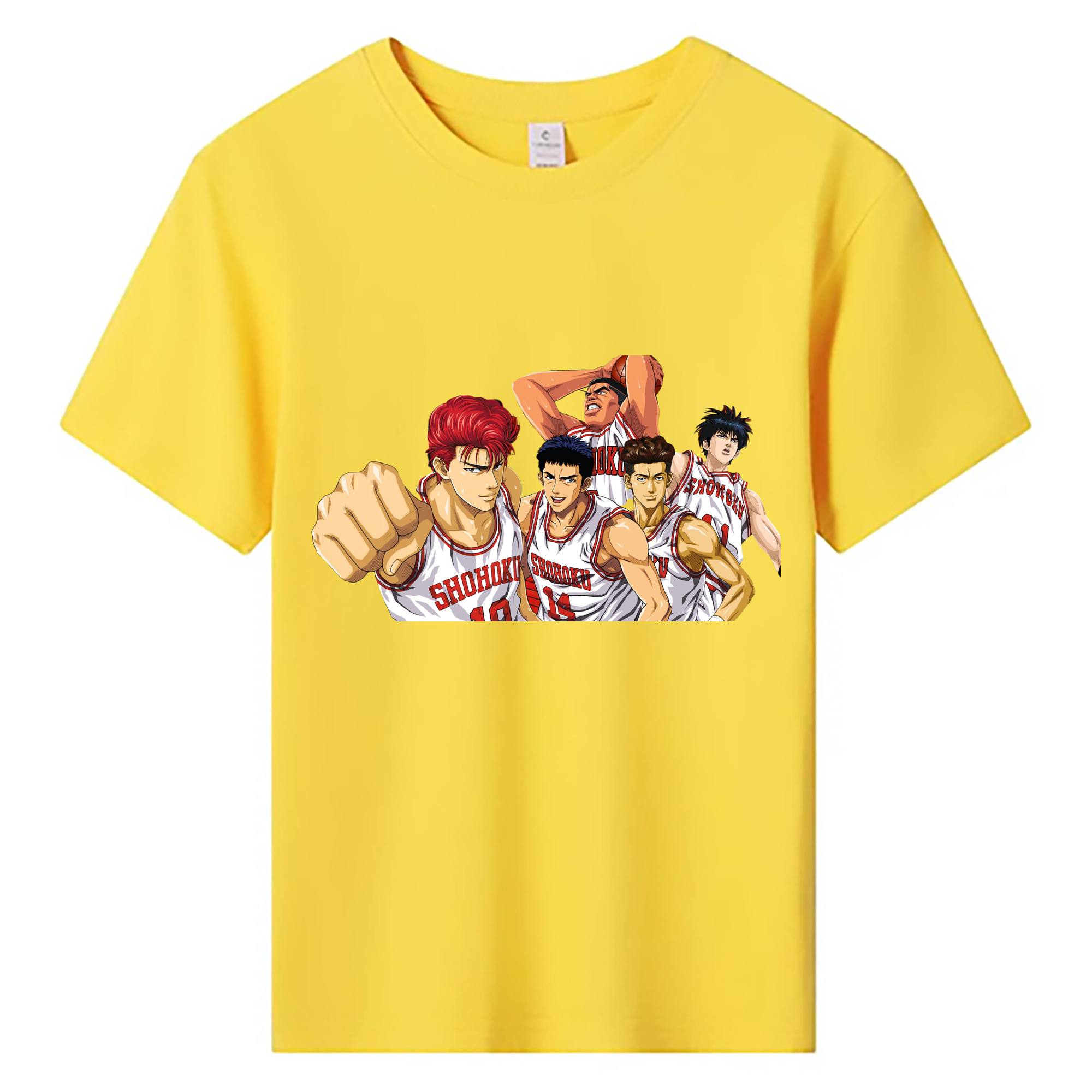 （画像用） SLAM DUNK／スラムダンク 綿100％キッズTシャツ（フロントプリント）