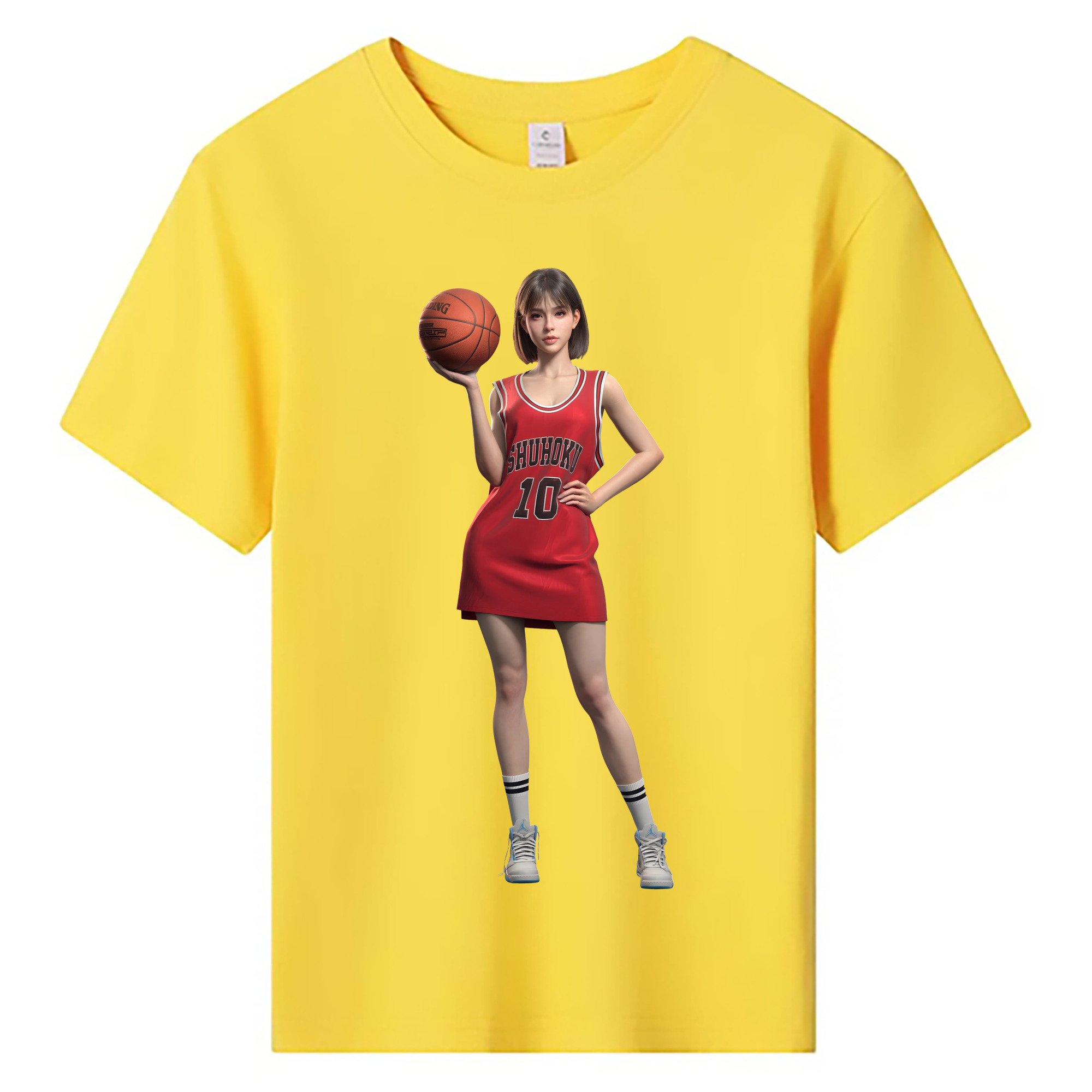 （画像用） SLAM DUNK／スラムダンク 綿100％キッズTシャツ（フロントプリント）