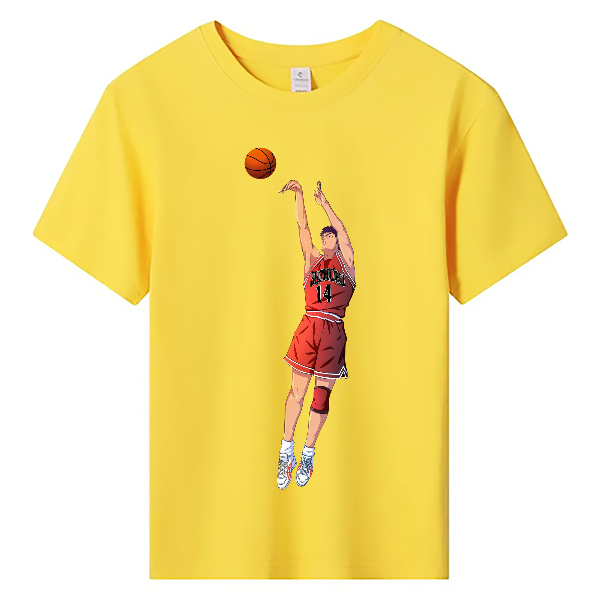 （画像用） SLAM DUNK／スラムダンク 綿100％キッズTシャツ（フロントプリント）