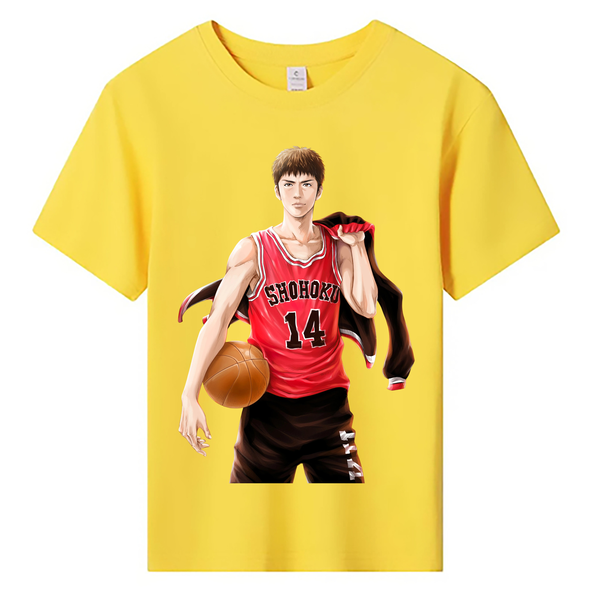 （画像用） SLAM DUNK／スラムダンク 綿100％キッズTシャツ（フロントプリント）