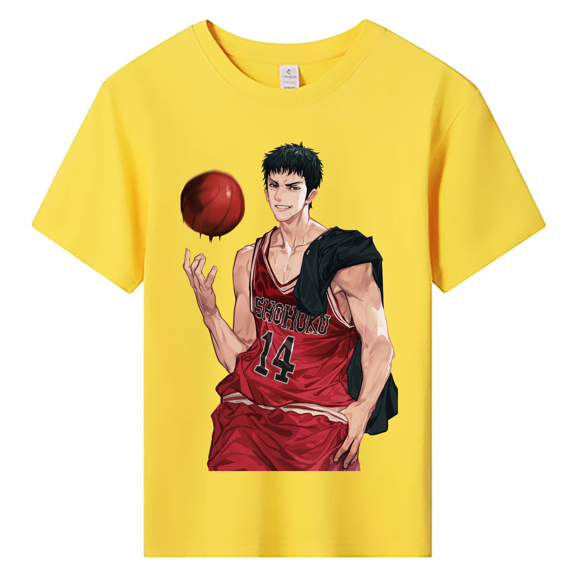 （画像用） SLAM DUNK／スラムダンク 綿100％キッズTシャツ（フロントプリント）