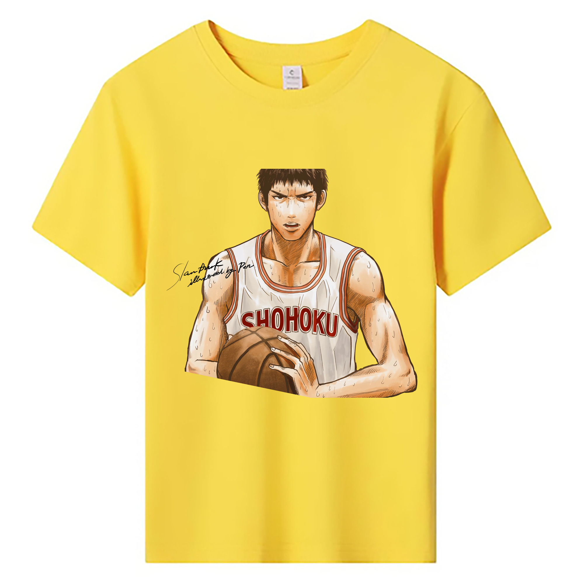 （画像用） SLAM DUNK／スラムダンク 綿100％キッズTシャツ（フロントプリント）